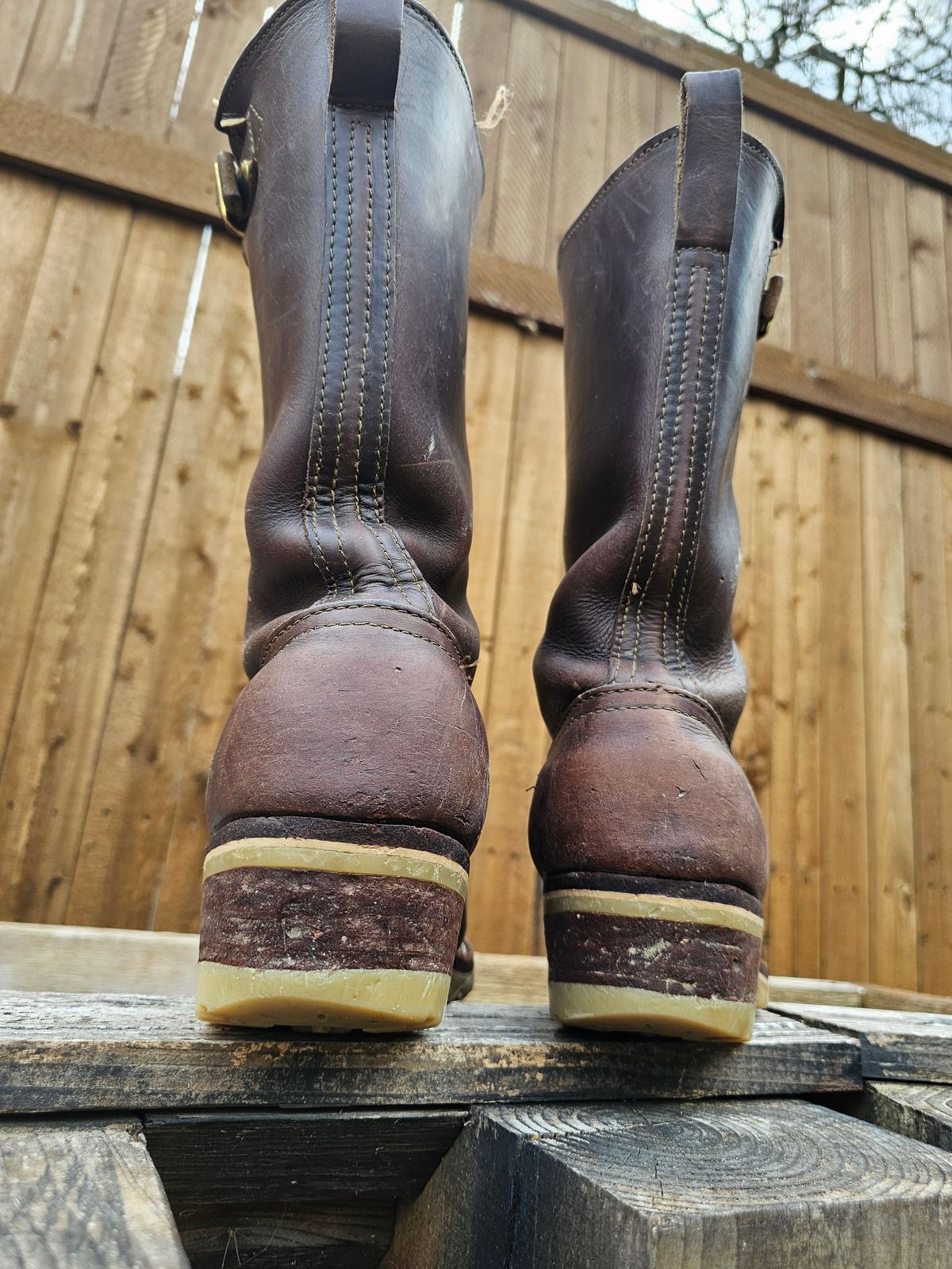 Photo by arriaga214 on February 4, 2024 of the Nicks Renegade in Horween Brown Chromexcel.