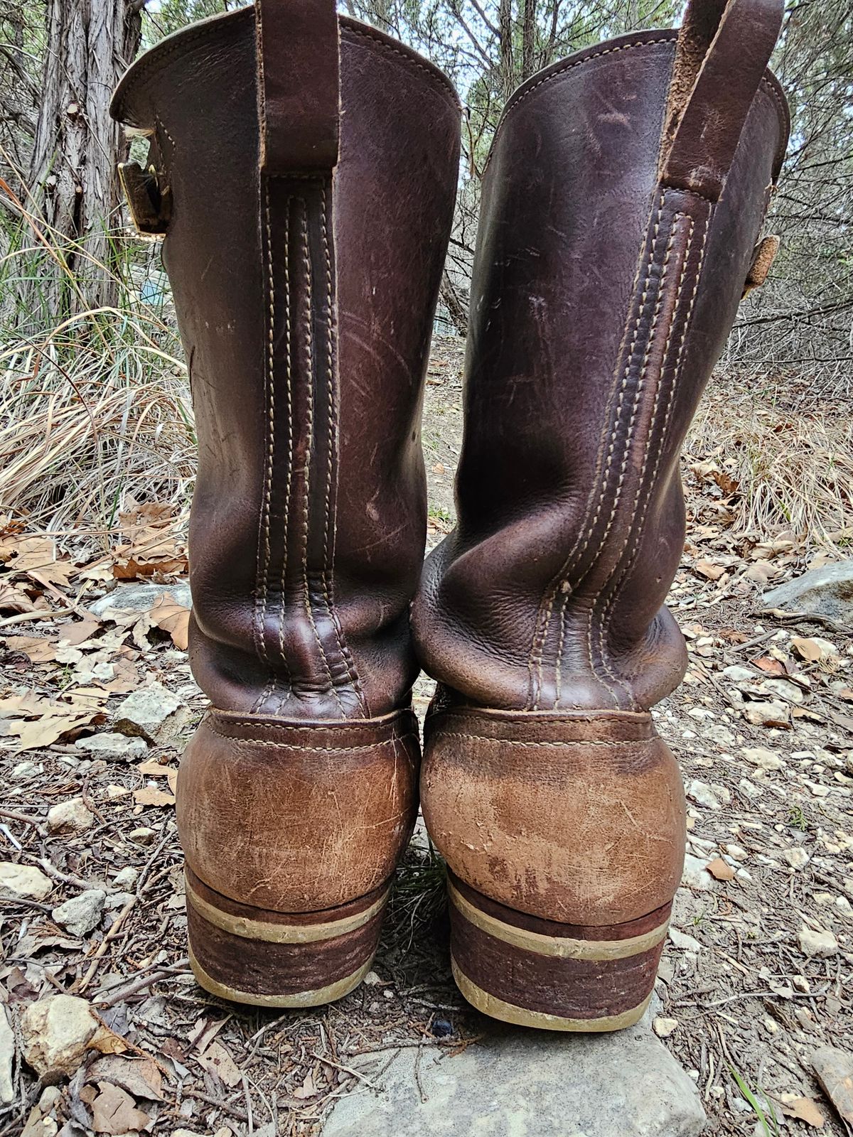 Photo by arriaga214 on March 1, 2024 of the Nicks Renegade in Horween Brown Chromexcel.