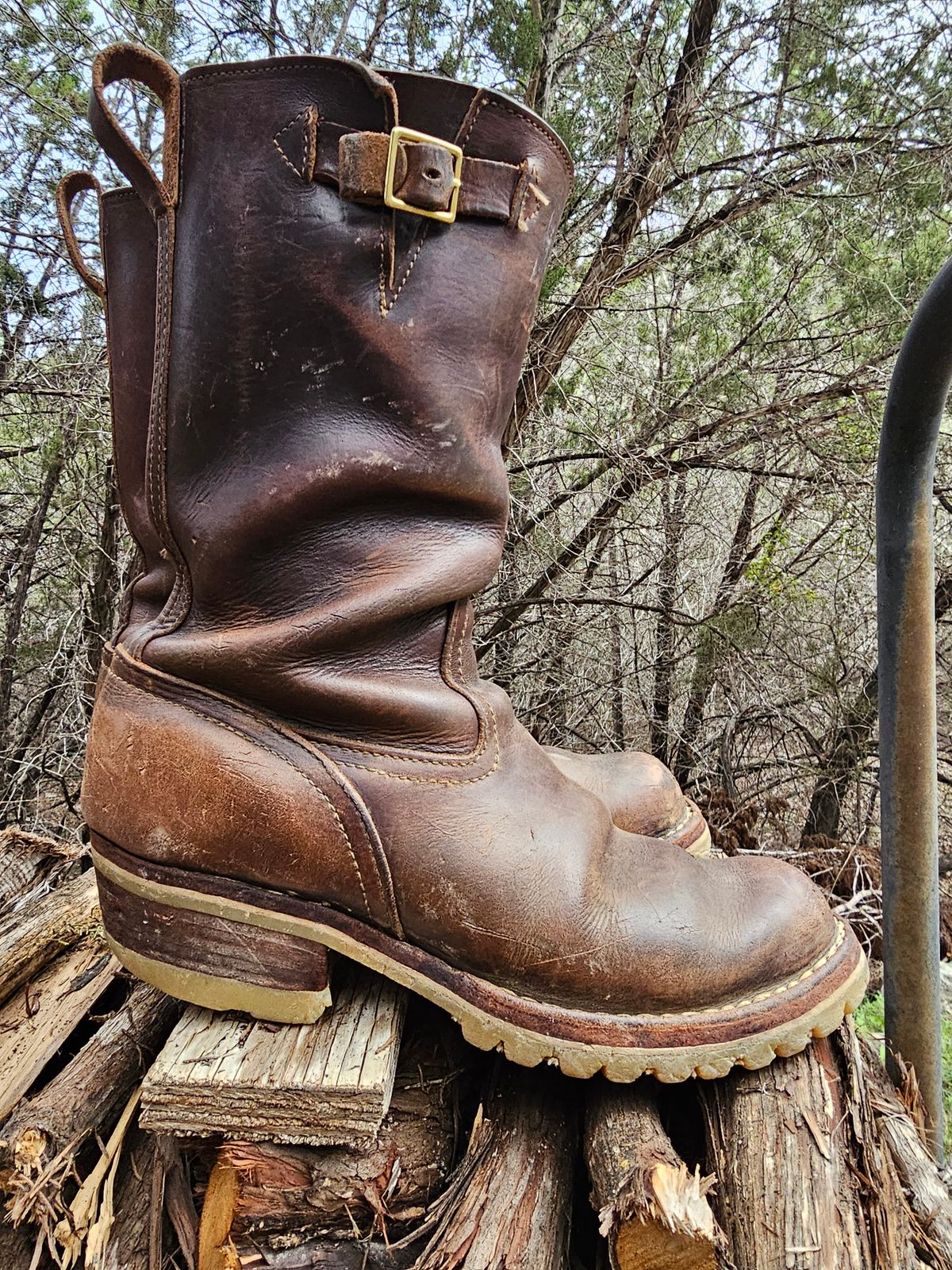 Photo by arriaga214 on March 1, 2024 of the Nicks Renegade in Horween Brown Chromexcel.