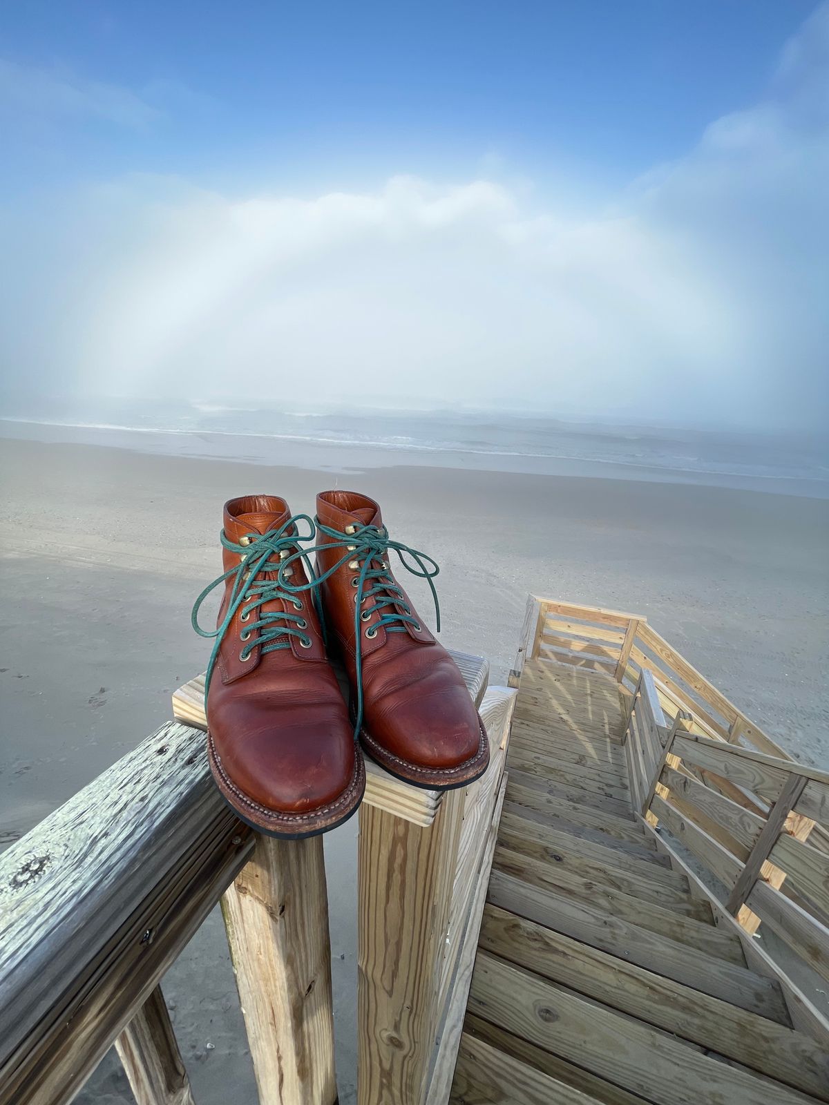 Photo by specgirl8 on March 3, 2024 of the Grant Stone Nora Boot in Badalassi Carlo Saddle Tan Minerva.
