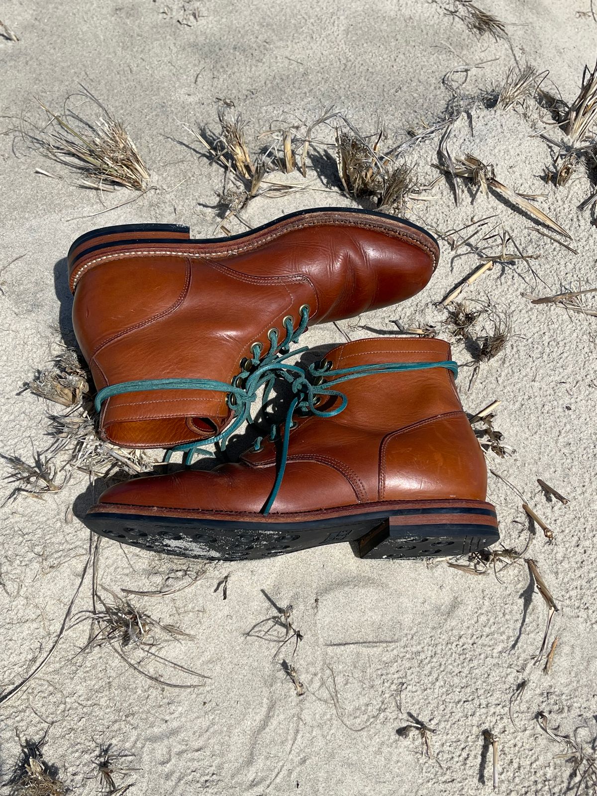 Photo by specgirl8 on March 3, 2024 of the Grant Stone Nora Boot in Badalassi Carlo Saddle Tan Minerva.