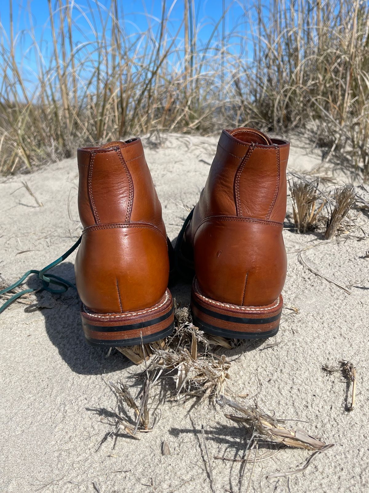 Photo by specgirl8 on March 3, 2024 of the Grant Stone Nora Boot in Badalassi Carlo Saddle Tan Minerva.