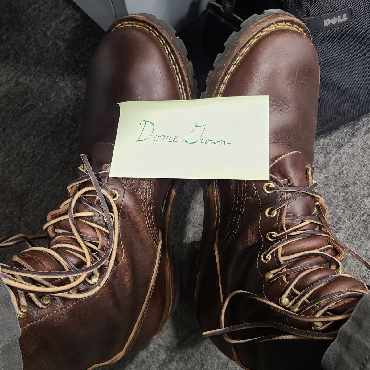 Photo by UrsusAstartes on November 1, 2023 of the Nicks Overlander in Horween Brown Chromexcel.