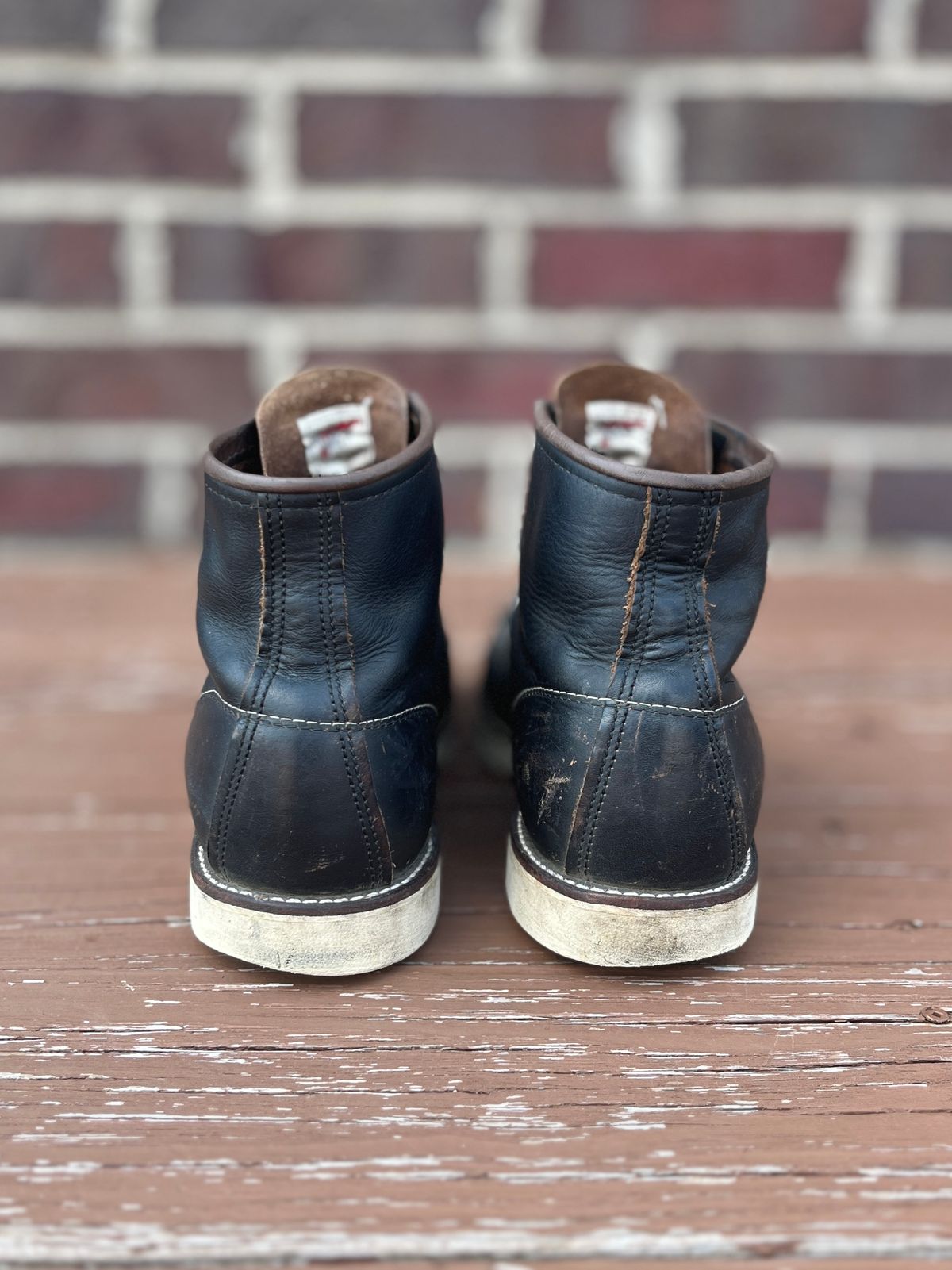 Photo by PerHansa on October 1, 2025 of the Red Wing 6-Inch Classic Moc in S.B. Foot Black Prairie.