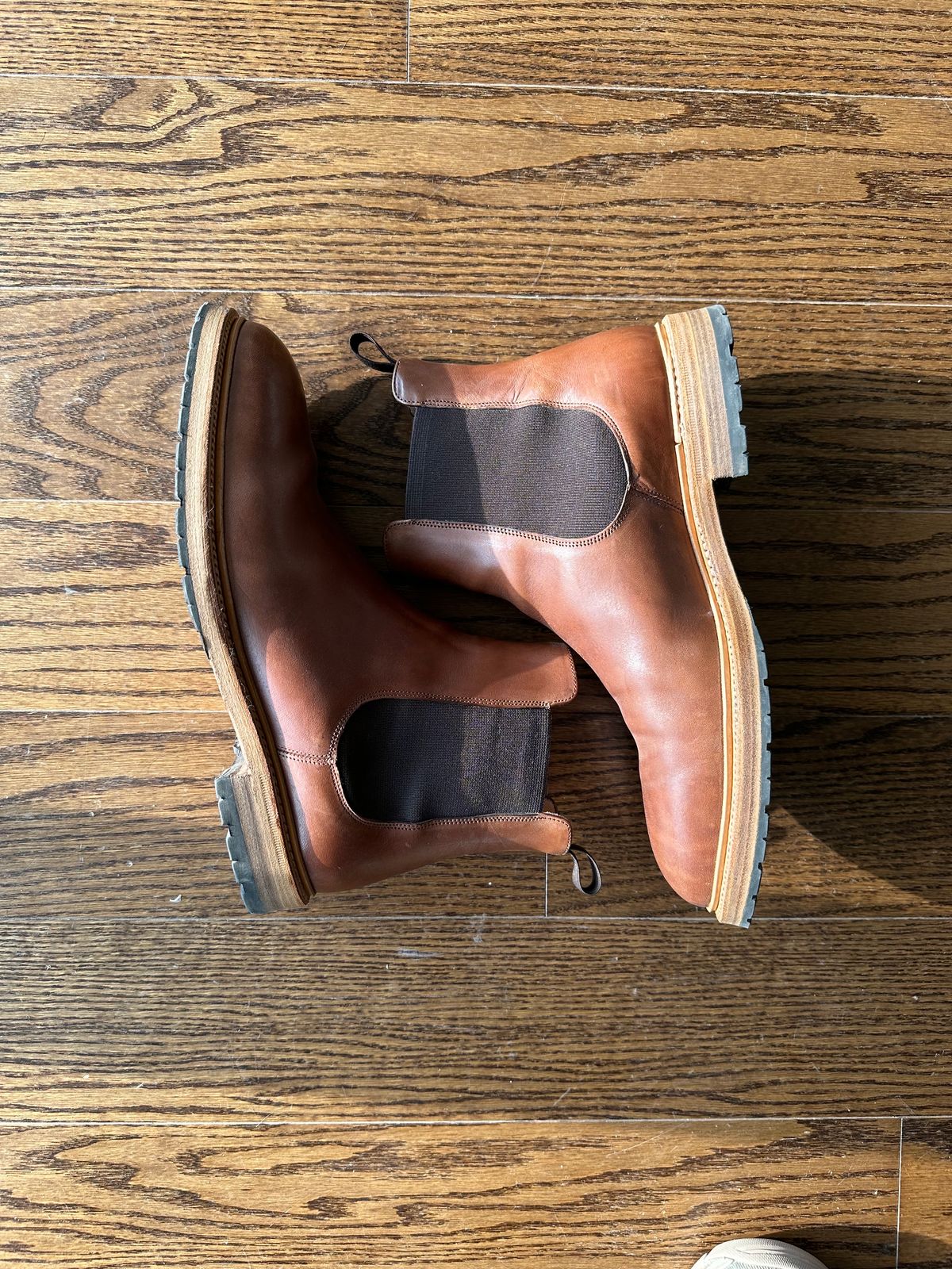 Photo by n_1n on November 6, 2023 of the Rider Boot Co. Fritz in Maryam Toscanello Horsebutt.