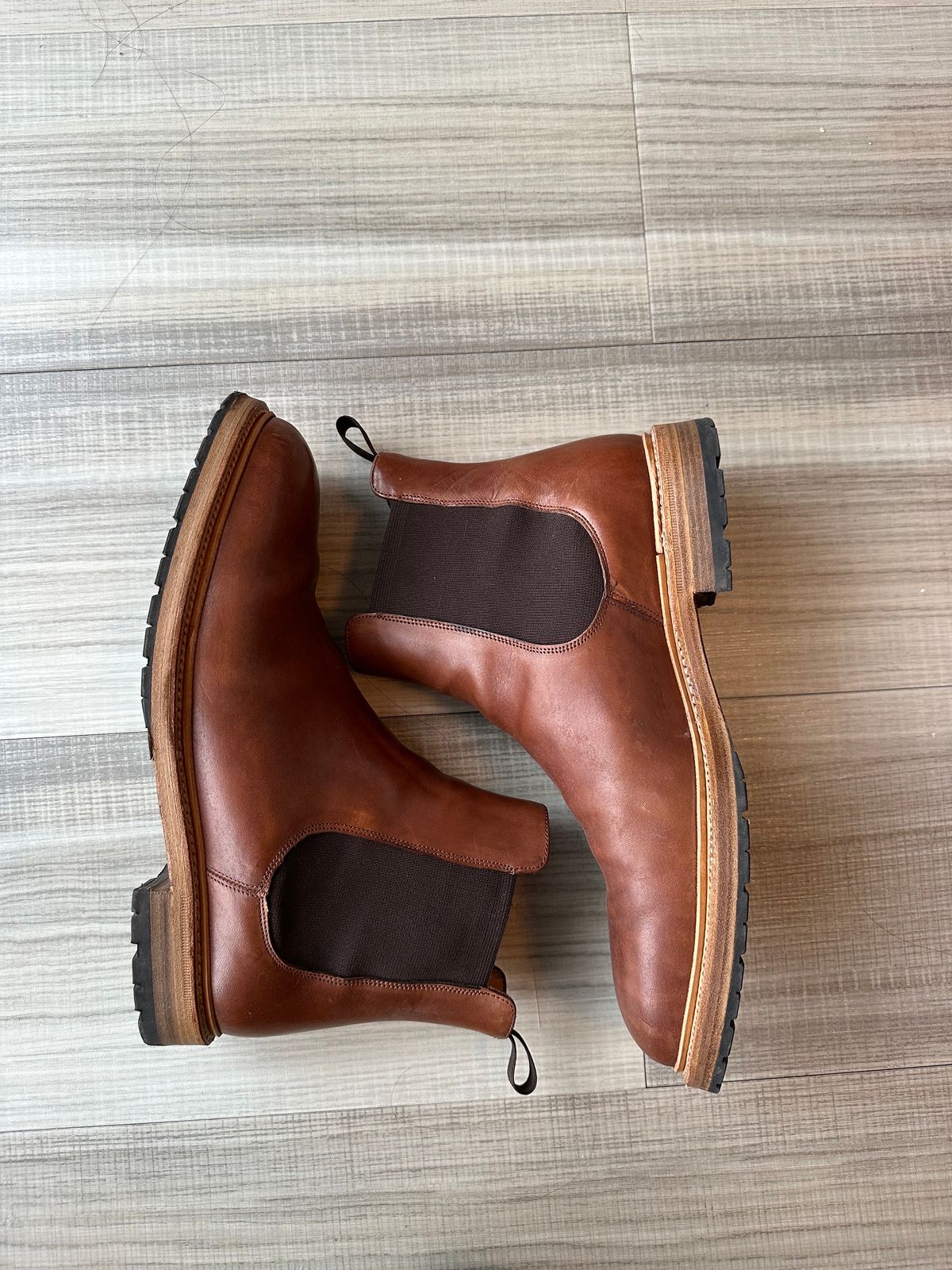 Photo by n_1n on December 5, 2023 of the Rider Boot Co. Fritz in Maryam Toscanello Horsebutt.