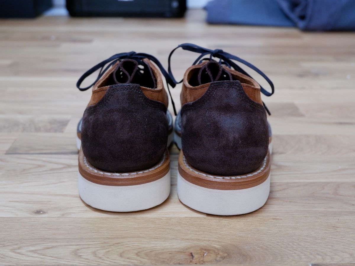 Photo by GeosCapsule on November 1, 2022 of the White's Oxford in Seidel Brown Roughout.