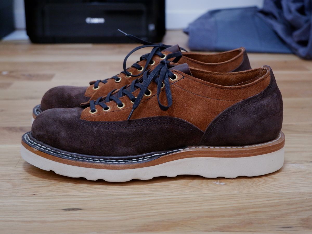 Photo by GeosCapsule on November 1, 2022 of the White's Oxford in Seidel Brown Roughout.