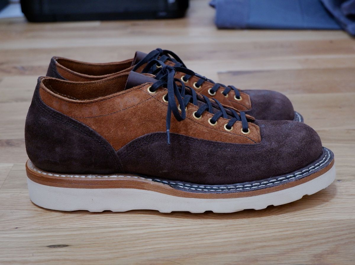 Photo by GeosCapsule on November 1, 2022 of the White's Oxford in Seidel Brown Roughout.