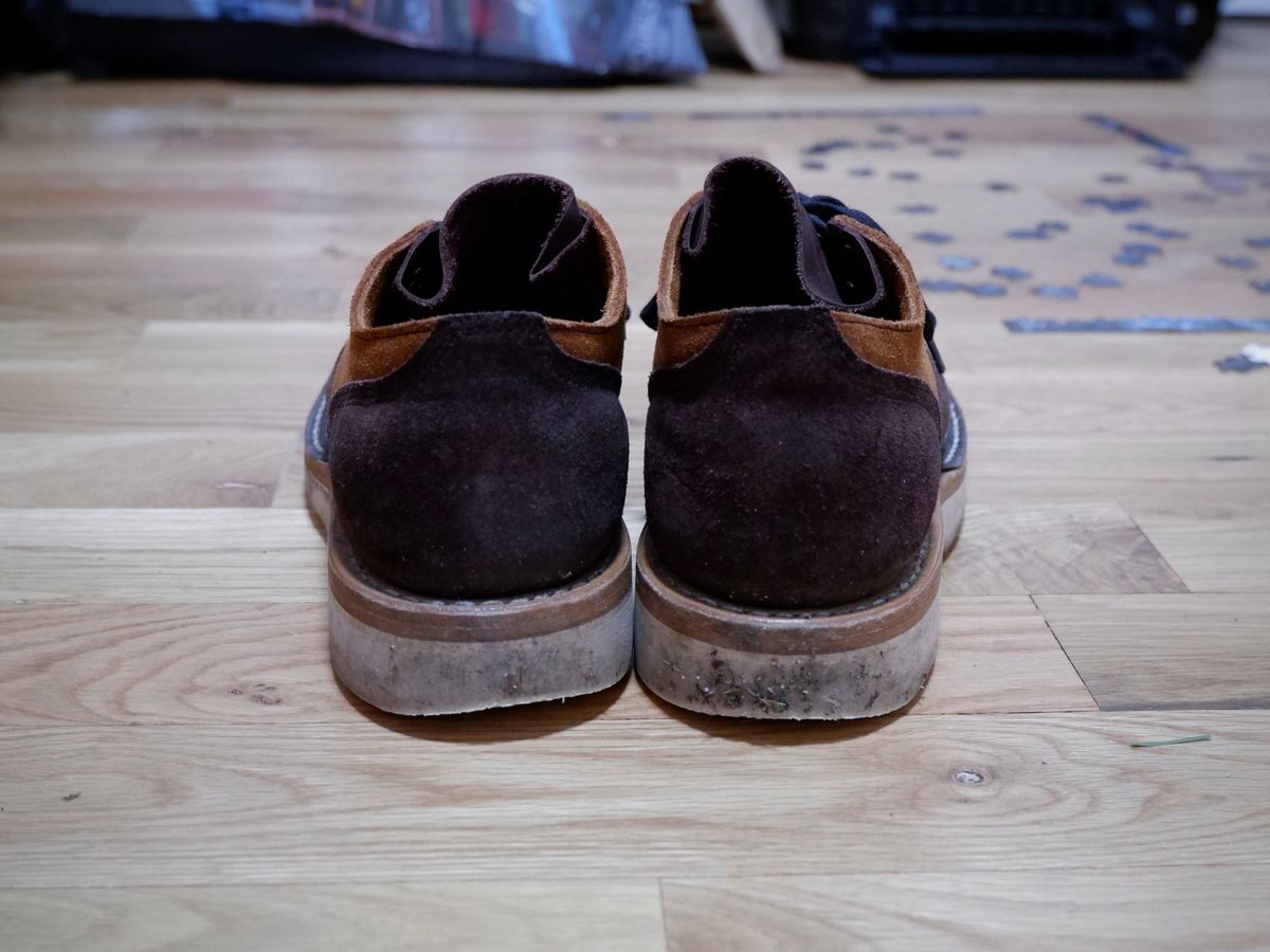 Photo by GeosCapsule on January 5, 2023 of the White's Oxford in Seidel Brown Roughout.