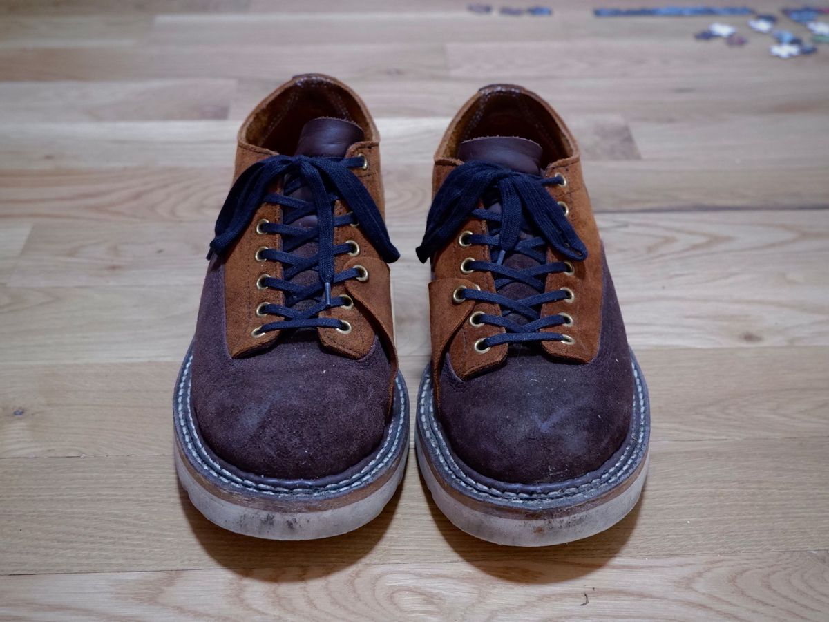 Photo by GeosCapsule on January 5, 2023 of the White's Oxford in Seidel Brown Roughout.