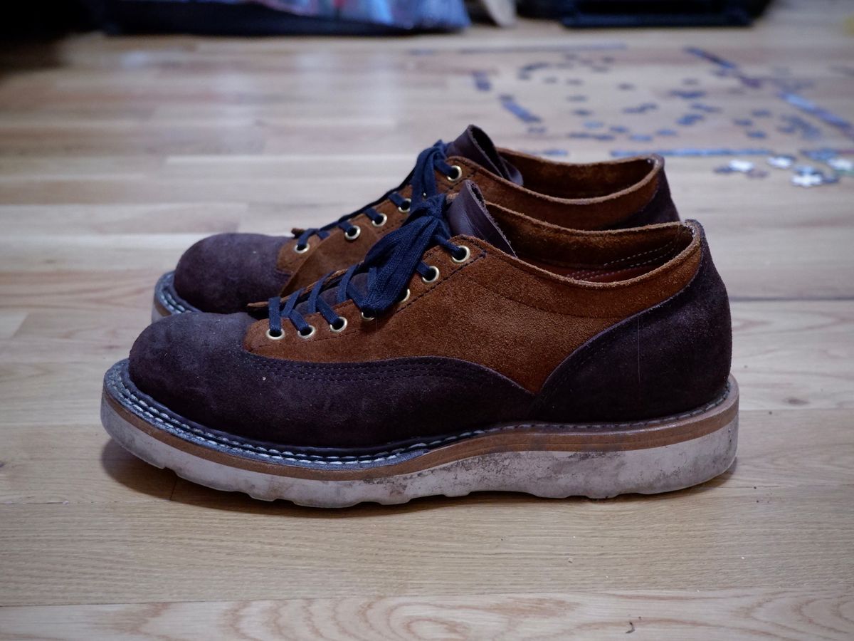 Photo by GeosCapsule on January 5, 2023 of the White's Oxford in Seidel Brown Roughout.