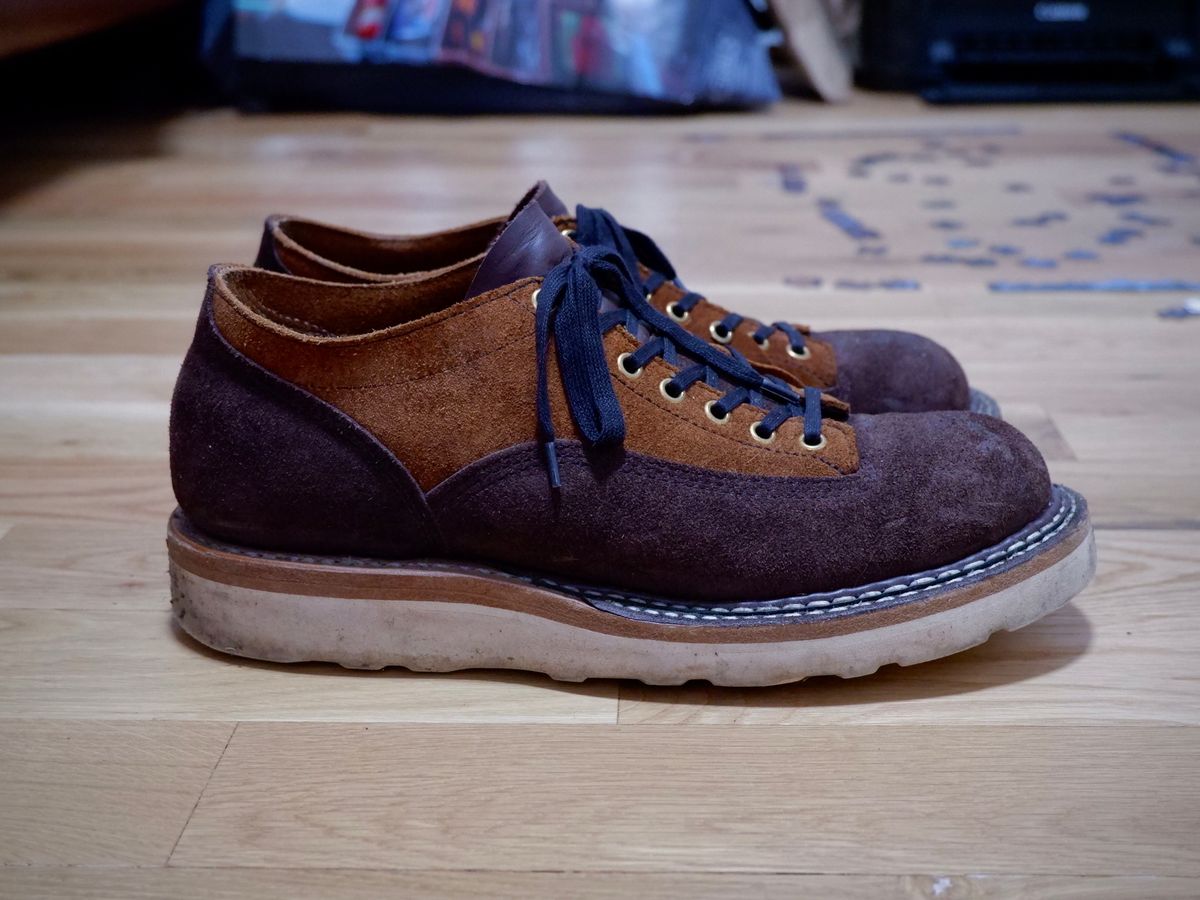 Photo by GeosCapsule on January 5, 2023 of the White's Oxford in Seidel Brown Roughout.