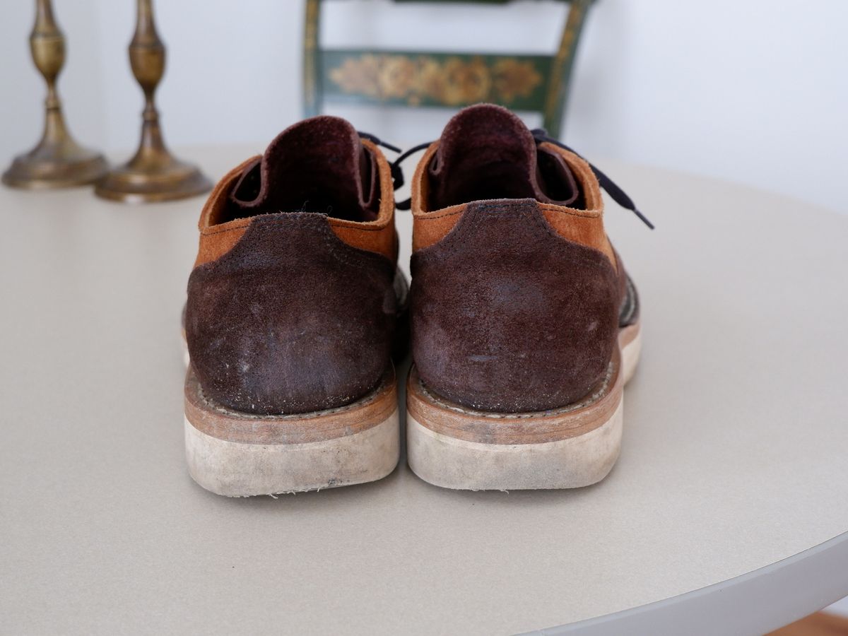 Photo by GeosCapsule on February 6, 2023 of the White's Oxford in Seidel Brown Roughout.