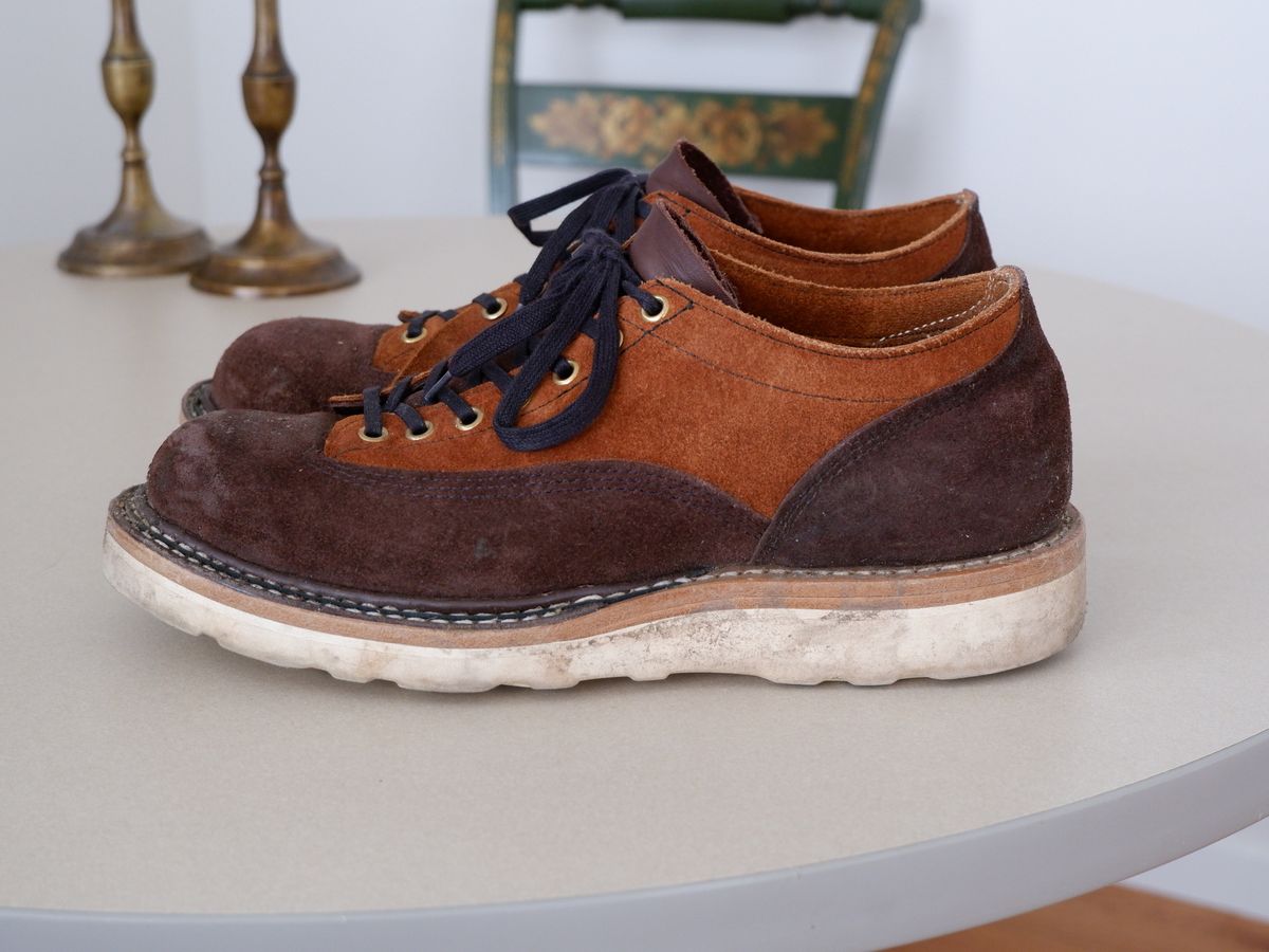 Photo by GeosCapsule on February 6, 2023 of the White's Oxford in Seidel Brown Roughout.