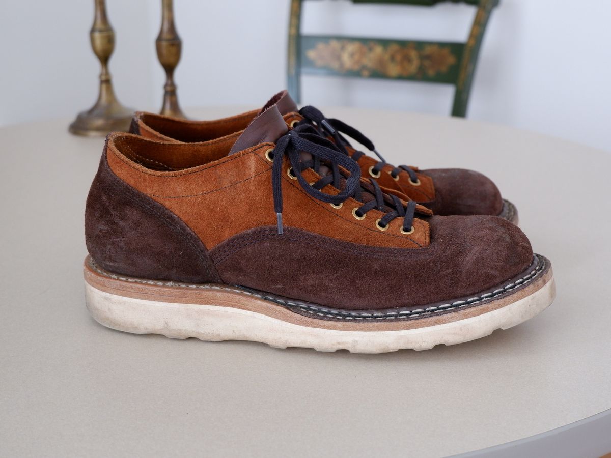 Photo by GeosCapsule on February 6, 2023 of the White's Oxford in Seidel Brown Roughout.