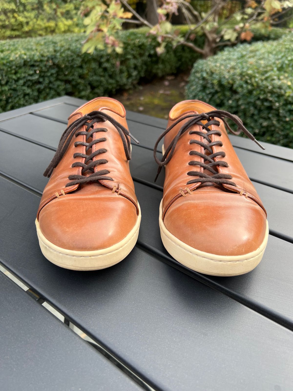 Photo by cronmok on November 2, 2023 of the Crown Northampton Harlestone in Horween Unglazed Natural Shell Cordovan.