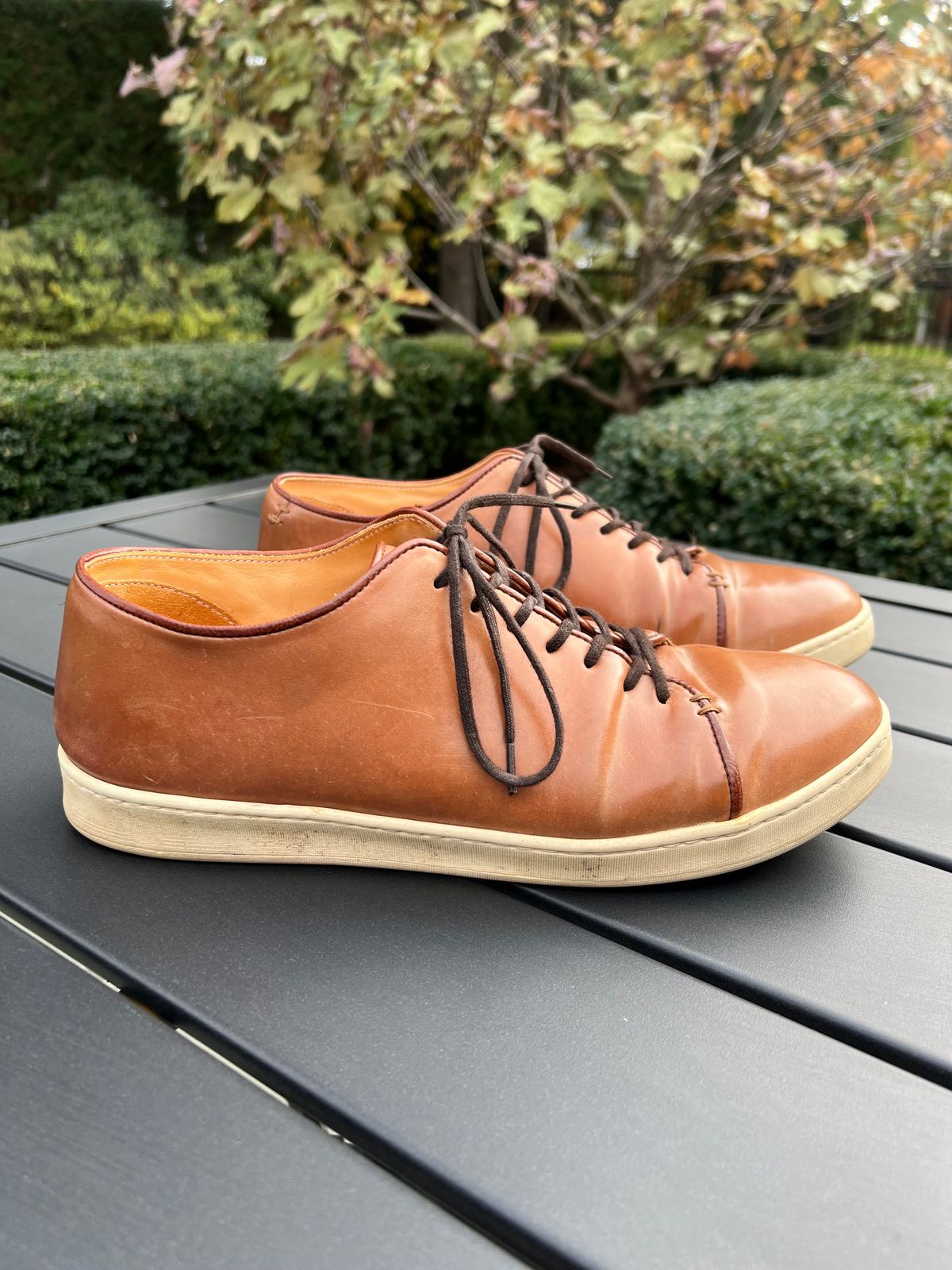 Photo by cronmok on November 2, 2023 of the Crown Northampton Harlestone in Horween Unglazed Natural Shell Cordovan.