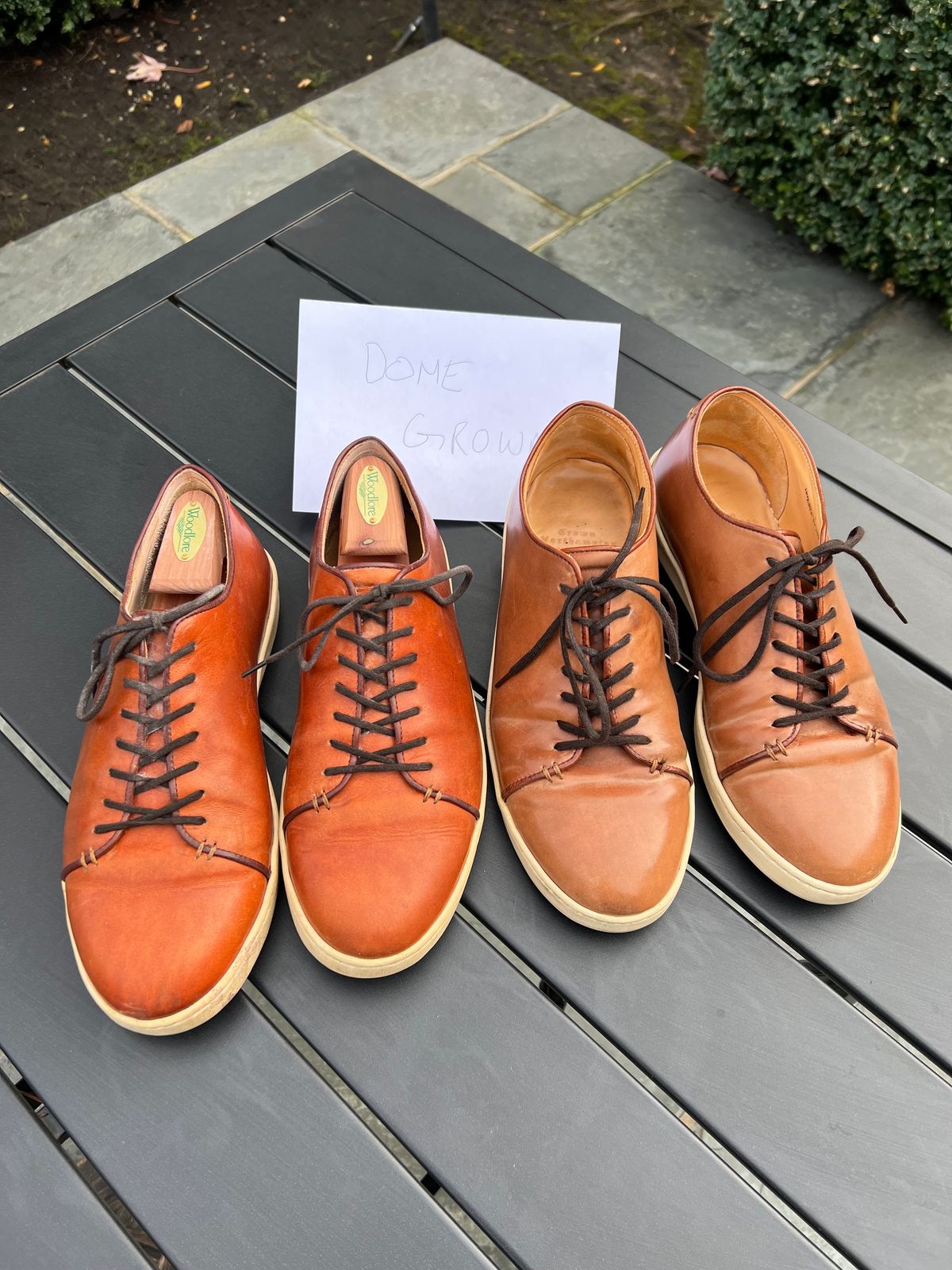 Photo by cronmok on November 2, 2023 of the Crown Northampton Harlestone in Horween Unglazed Natural Shell Cordovan.