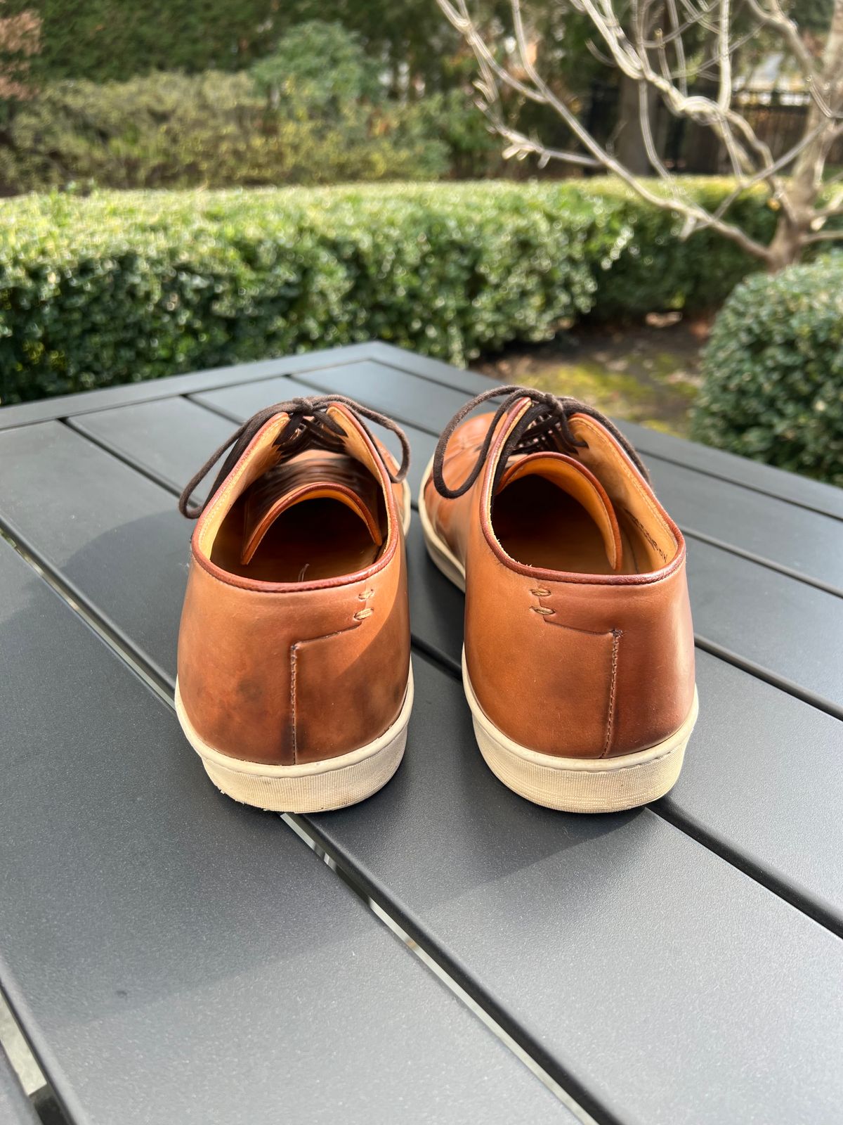 Photo by cronmok on December 4, 2023 of the Crown Northampton Harlestone in Horween Unglazed Natural Shell Cordovan.