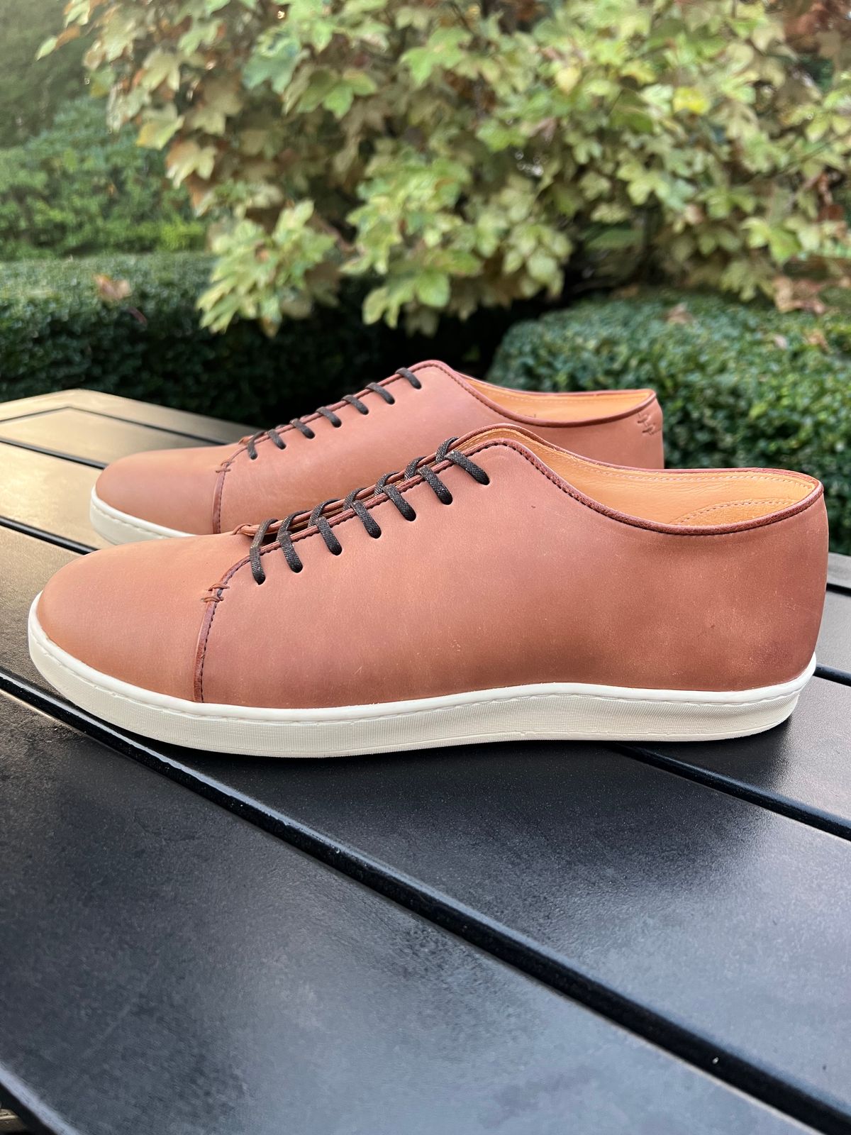 Photo by cronmok on October 1, 2023 of the Crown Northampton Harlestone in Horween Unglazed Natural Shell Cordovan.