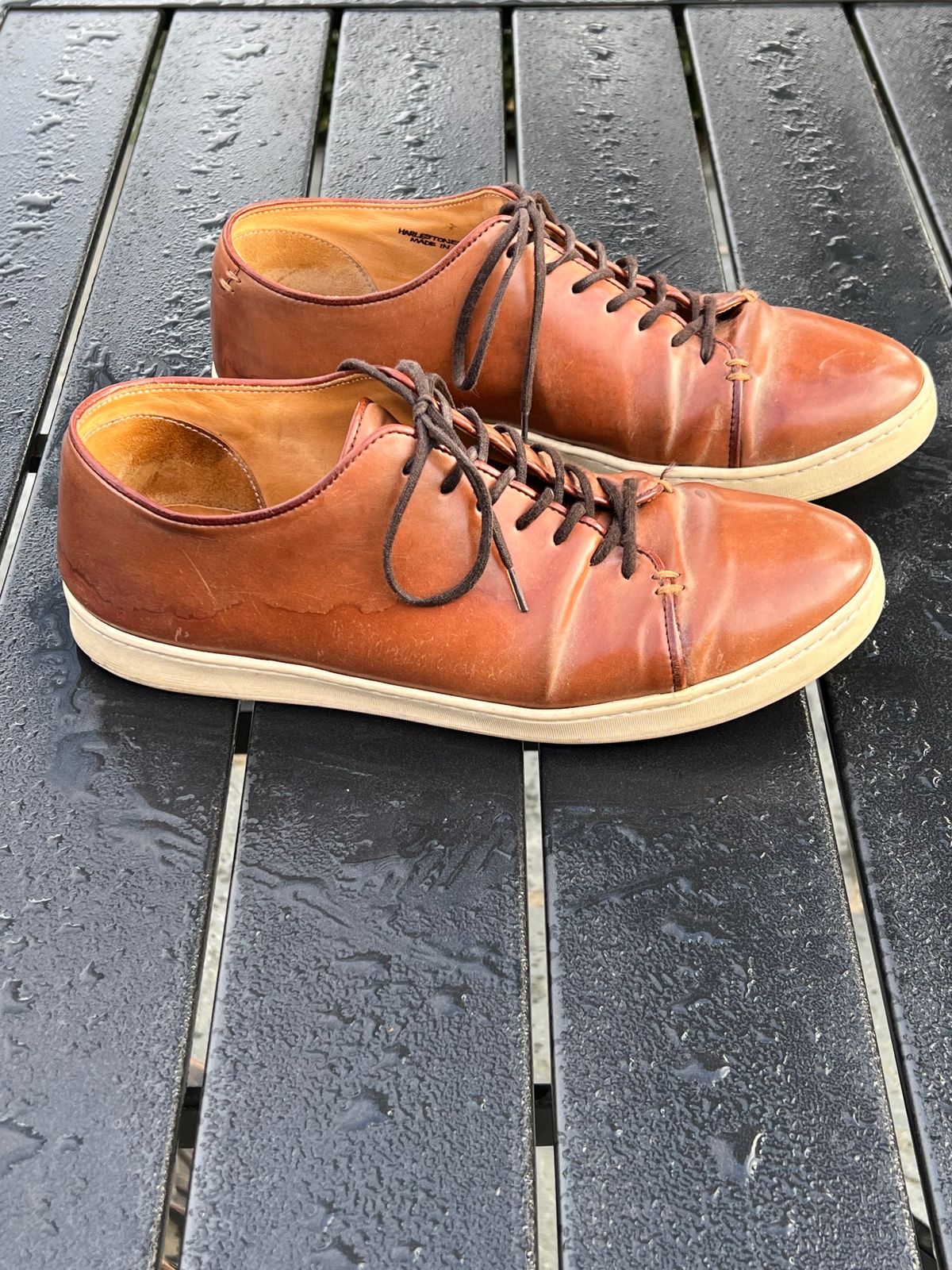 Photo by cronmok on February 4, 2024 of the Crown Northampton Harlestone in Horween Unglazed Natural Shell Cordovan.