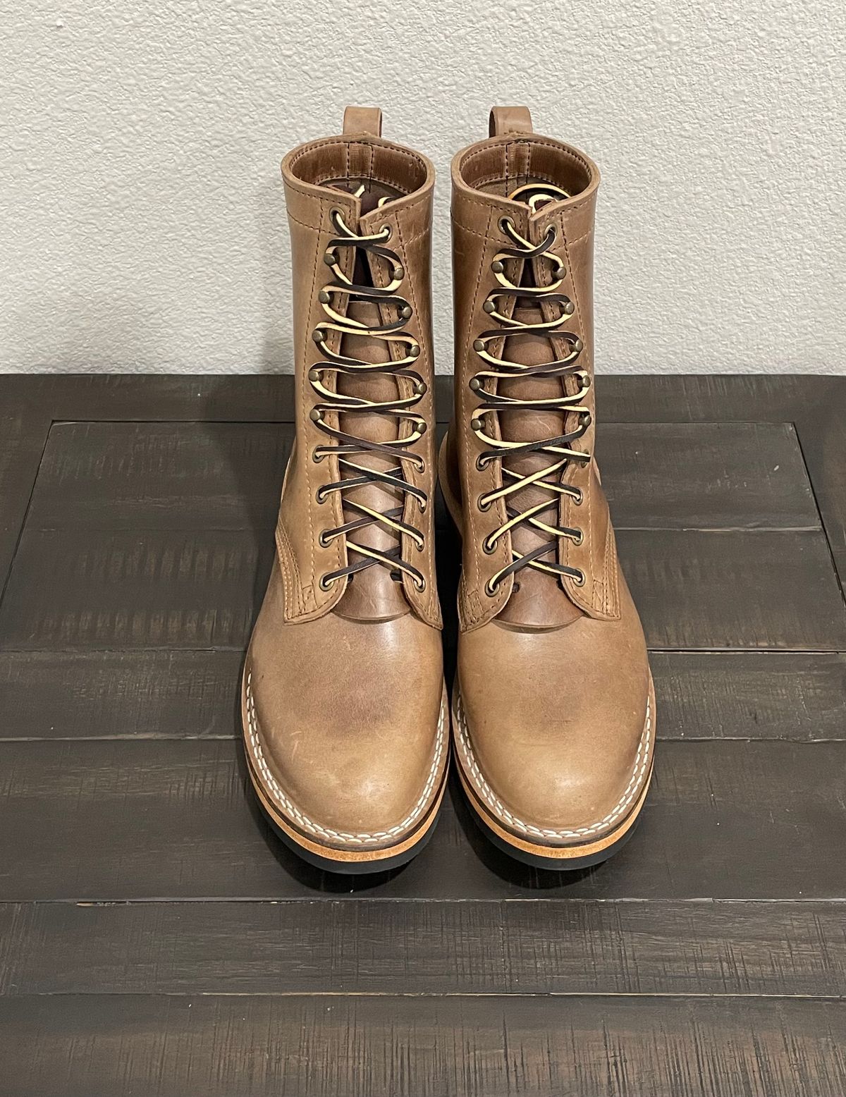 Photo by affa43 on October 11, 2023 of the Nicks Packer in Horween Natural Chromexcel.