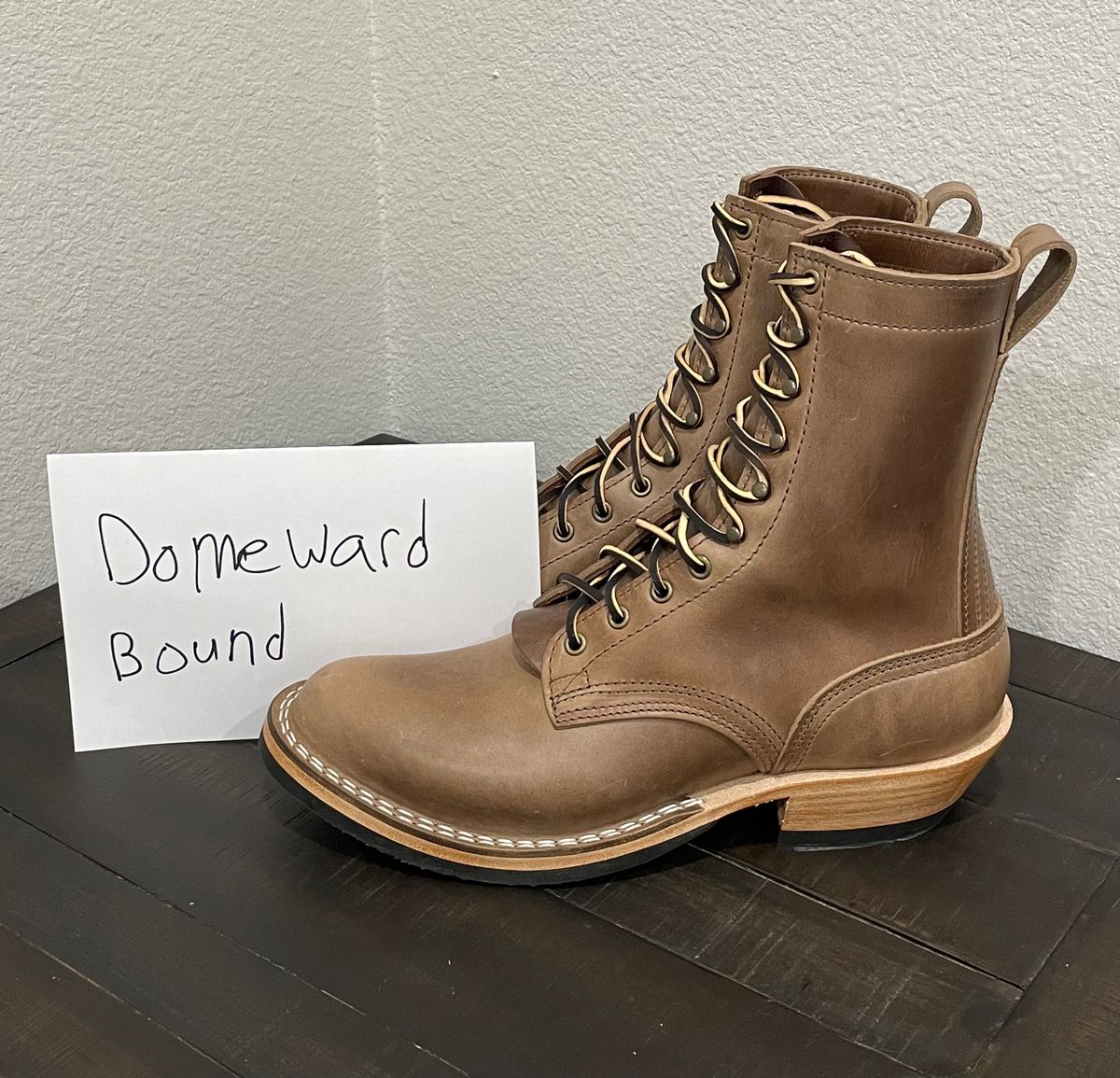 Photo by affa43 on October 11, 2023 of the Nicks Packer in Horween Natural Chromexcel.