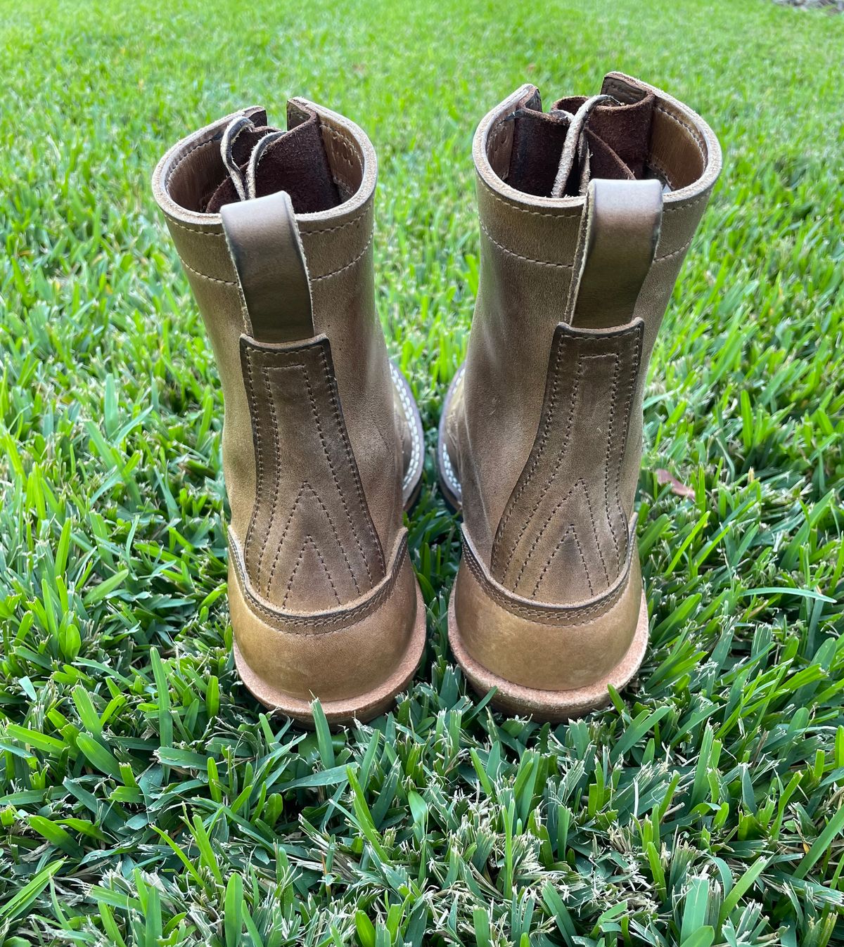 Photo by affa43 on February 3, 2024 of the Nicks Packer in Horween Natural Chromexcel.