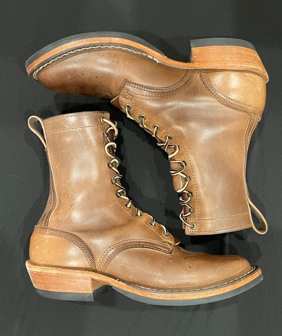 Photo by affa43 on March 6, 2024 of the Nicks Packer in Horween Natural Chromexcel.