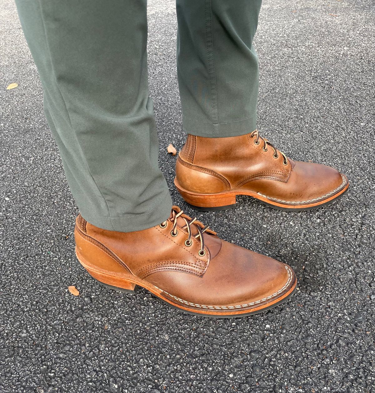 Photo by affa43 on March 5, 2024 of the Nicks Packer in Horween Natural Chromexcel.