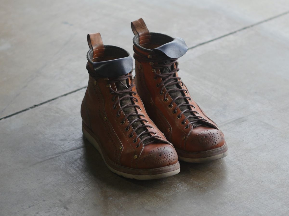 Photo by CowboyFriday on February 5, 2024 of the Tahura Edulis in Maryam Natural Horsebutt & Guidi Black Reverse Horsebutt.