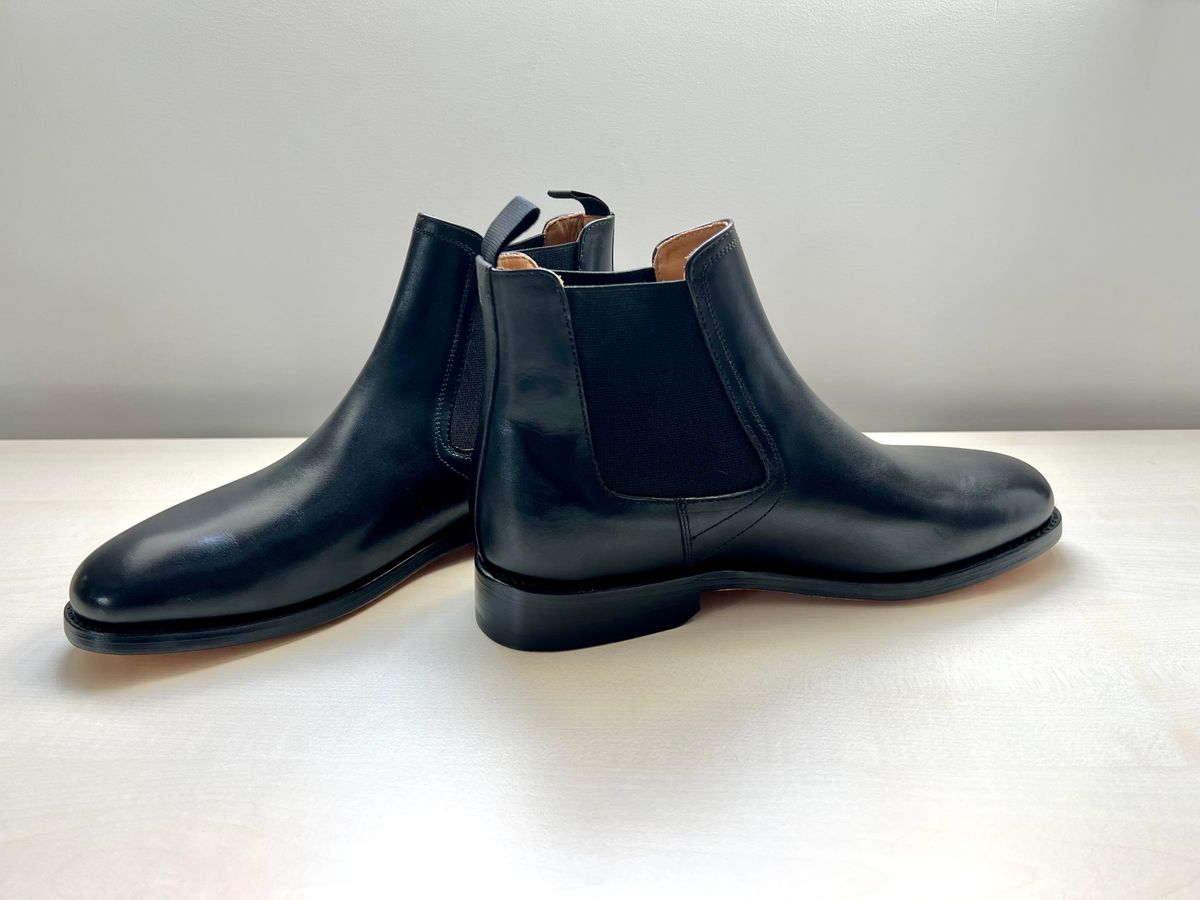 Photo by majame on September 13, 2022 of the Henry Stevens Ella CB1 in D'Annonay Black Calf.