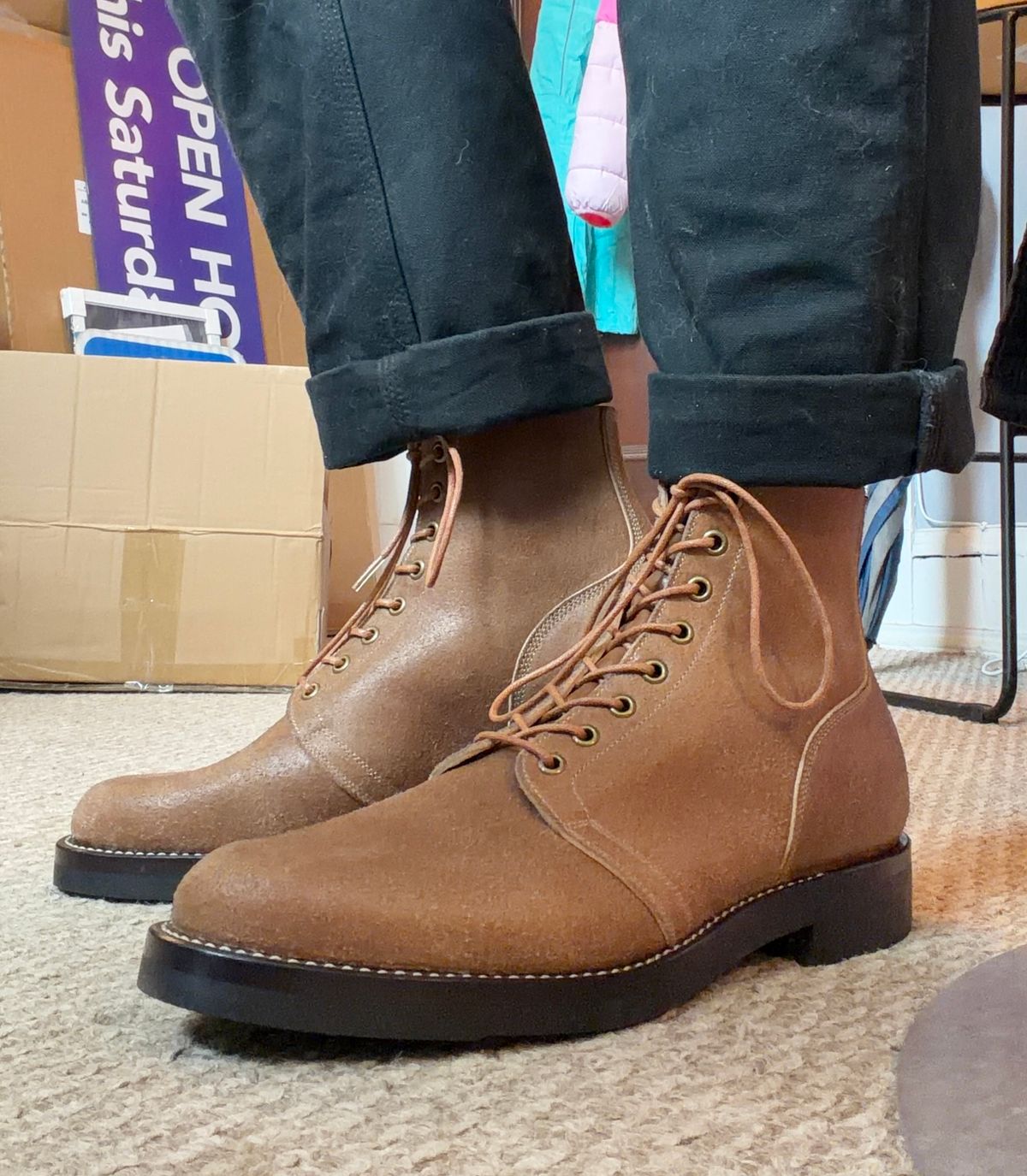 Photo by Mr.Baddie on March 20, 2026 of the Onderhoud SVC04 in Reverse Tuscanello Horsebutt.