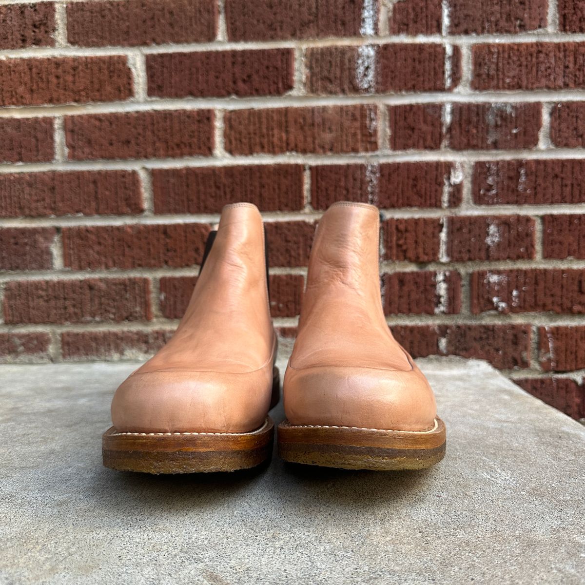 Photo by nothomeatl on October 1, 2025 of the Project Pandion PE1.2 in Vegetable Tanned Bovine.