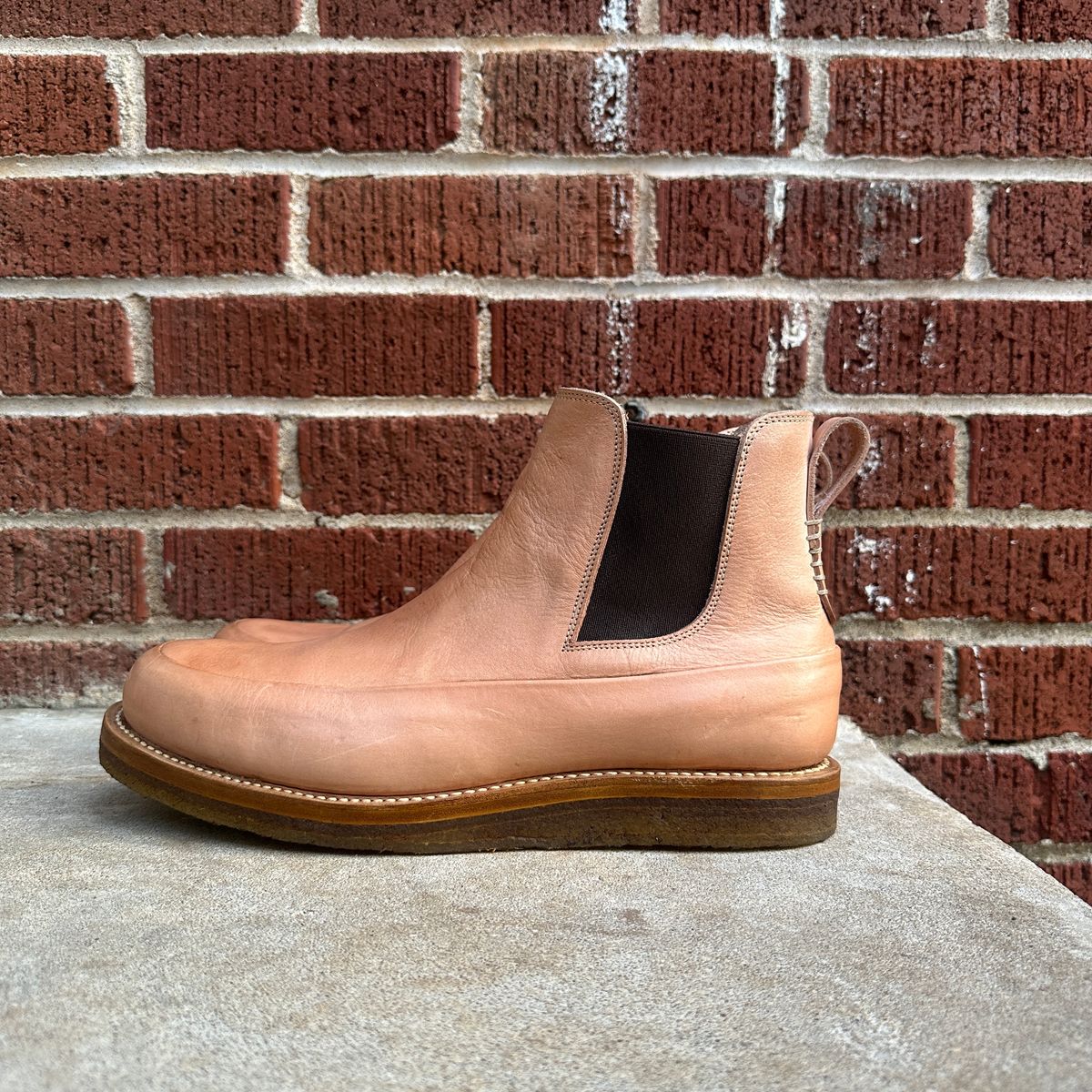 Photo by nothomeatl on October 1, 2025 of the Project Pandion PE1.2 in Vegetable Tanned Bovine.