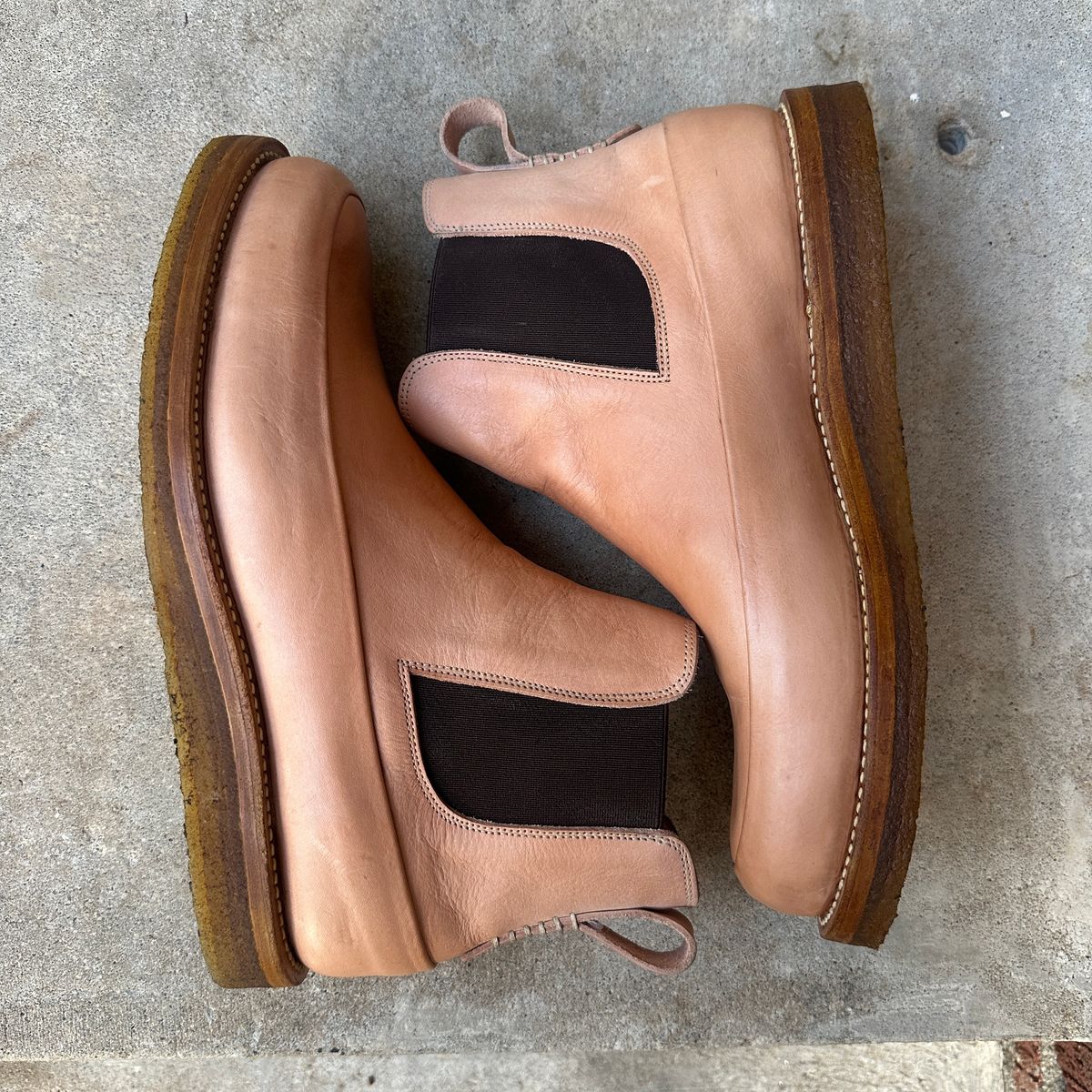 Photo by nothomeatl on October 1, 2025 of the Project Pandion PE1.2 in Vegetable Tanned Bovine.