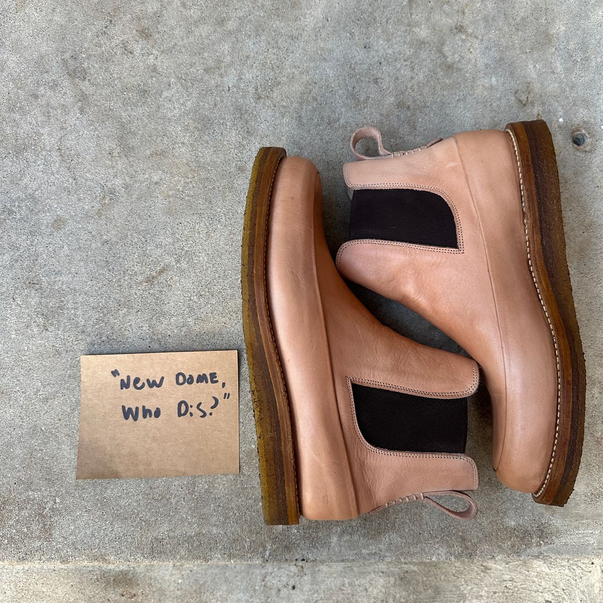 Photo by nothomeatl on October 1, 2025 of the Project Pandion PE1.2 in Vegetable Tanned Bovine.
