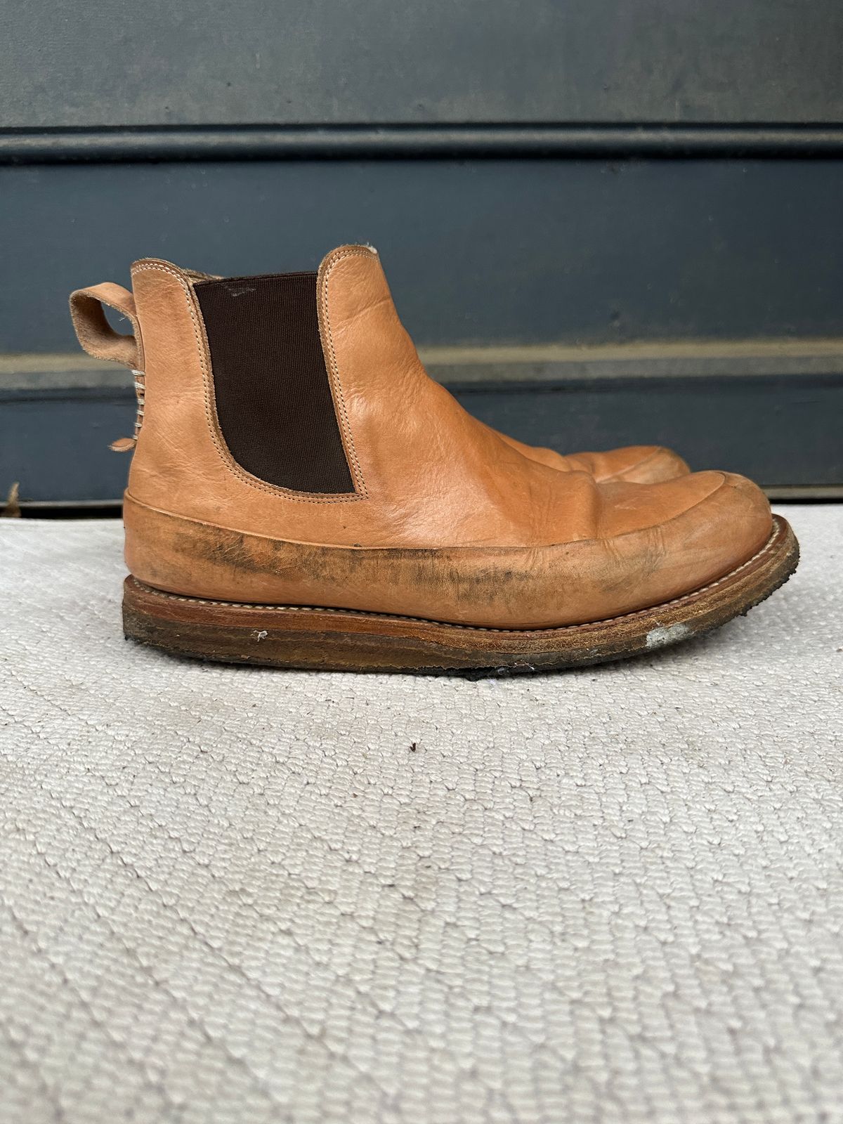 Photo by nothomeatl on December 5, 2025 of the Project Pandion PE1.2 in Vegetable Tanned Bovine.