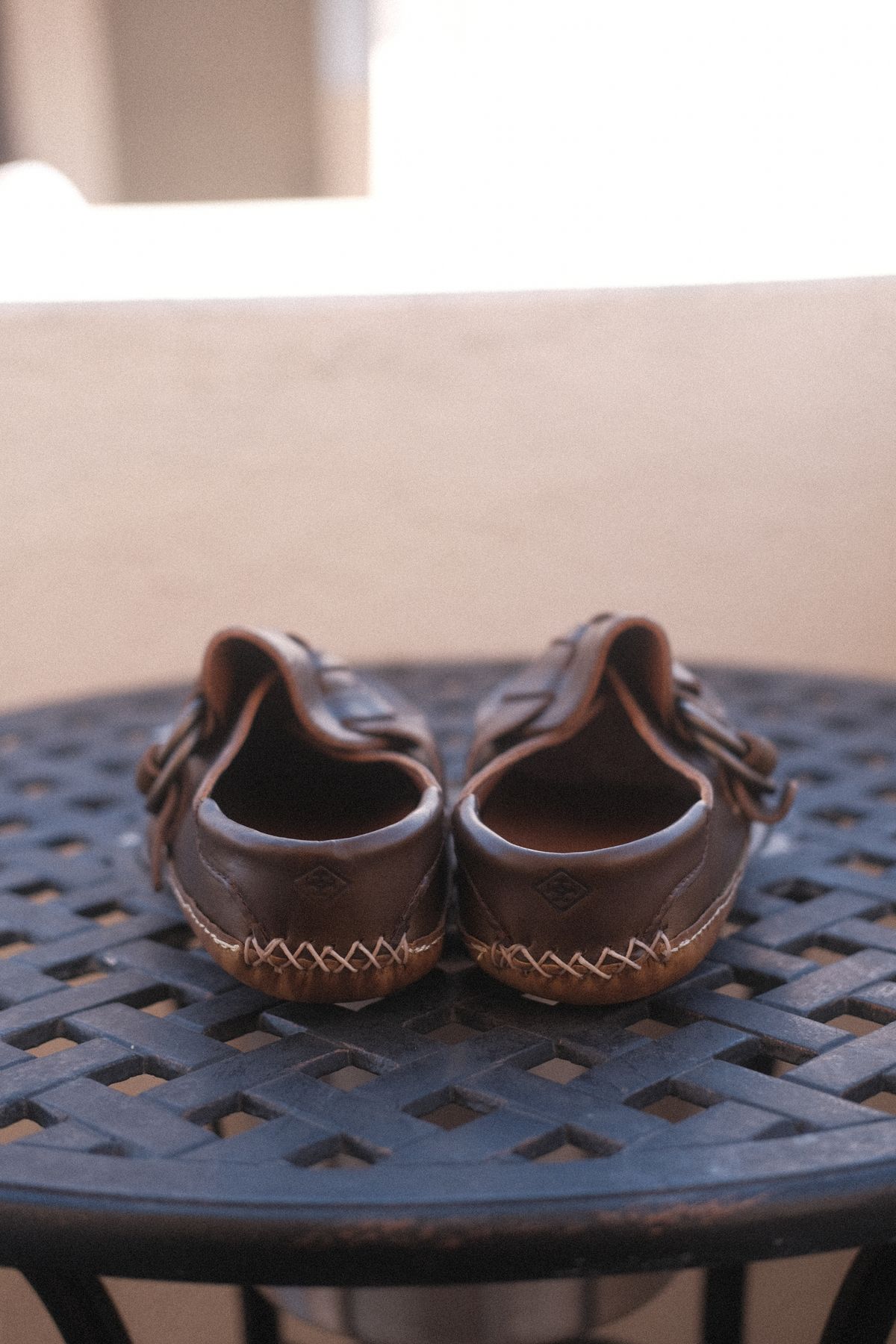Photo by timothvn on October 3, 2023 of the Quoddy Ring Mule in Horween Olive Chromexcel.