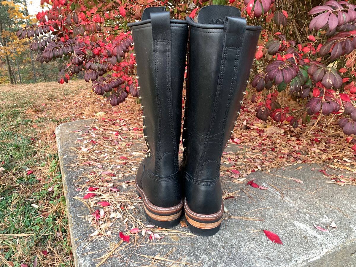 Photo by CountFluffhair.46 on November 2, 2022 of the Hoffman Boots Unlisted Model in Unknown Leather.