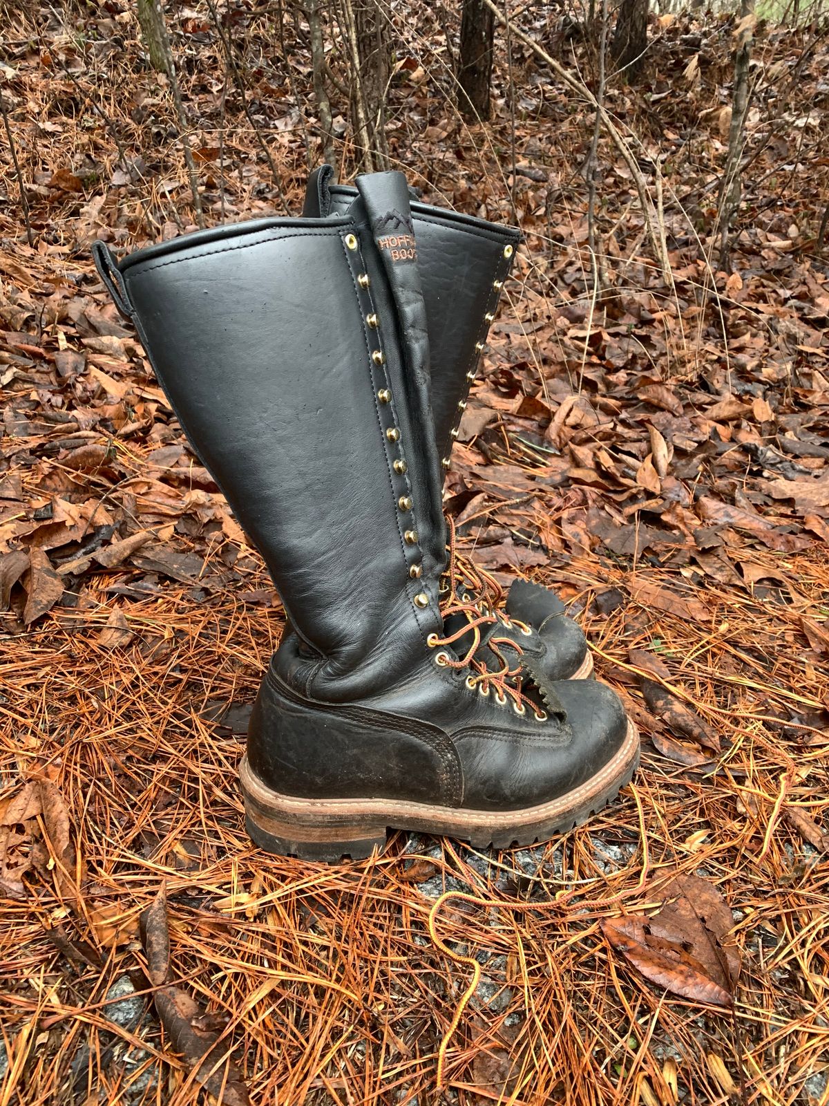 Photo by CountFluffhair.46 on January 3, 2023 of the Hoffman Boots Unlisted Model in Unknown Leather.