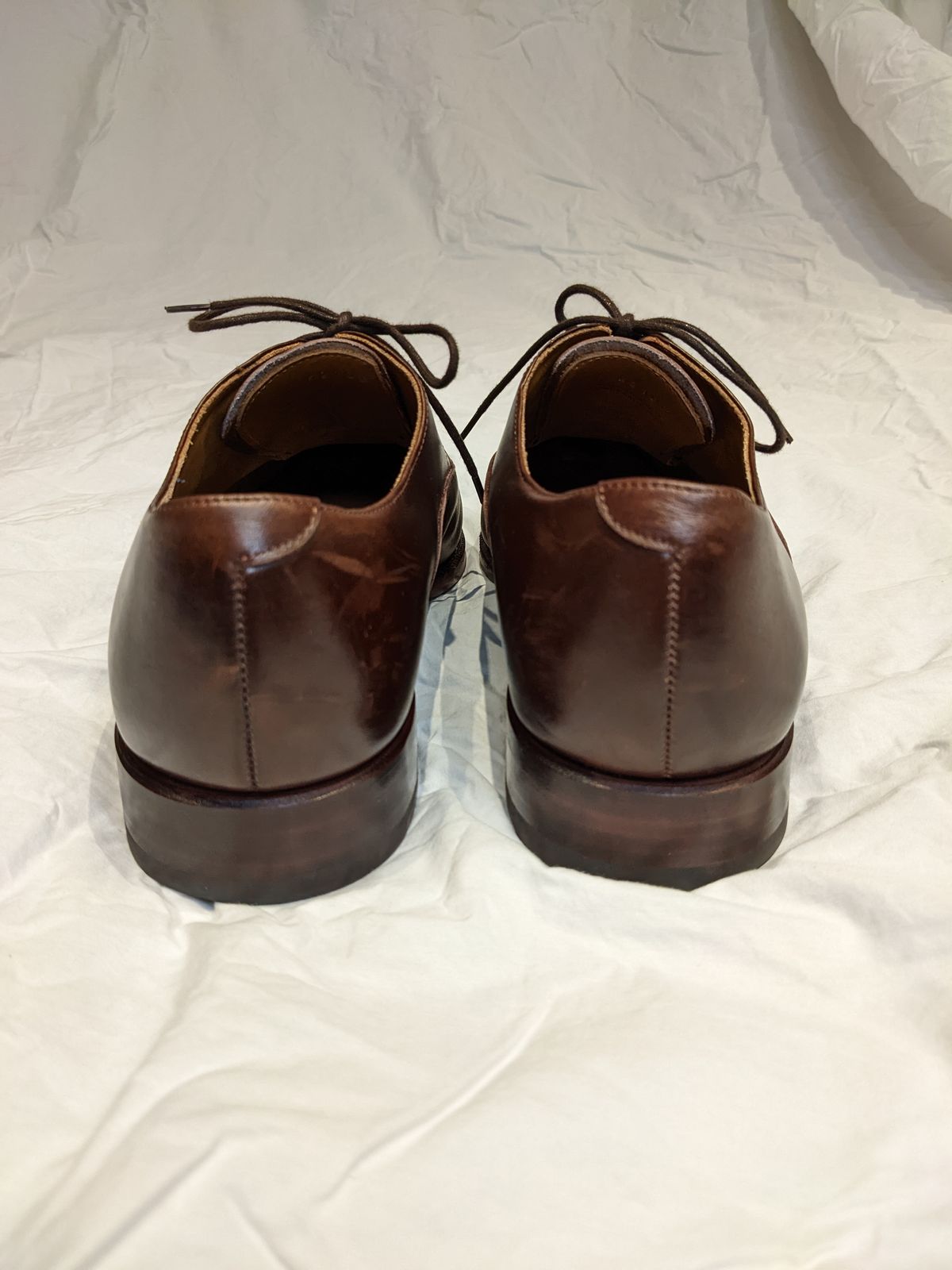 Photo by RoosAndBeavers on November 9, 2022 of the Meermin Cap Toe Oxford in Unlisted Leather.