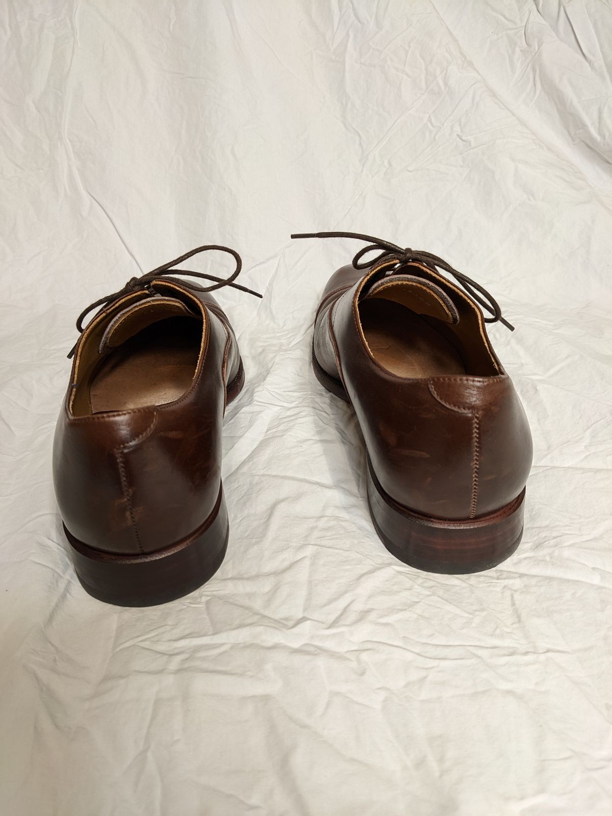 Photo by RoosAndBeavers on December 5, 2022 of the Meermin Cap Toe Oxford in Unlisted Leather.