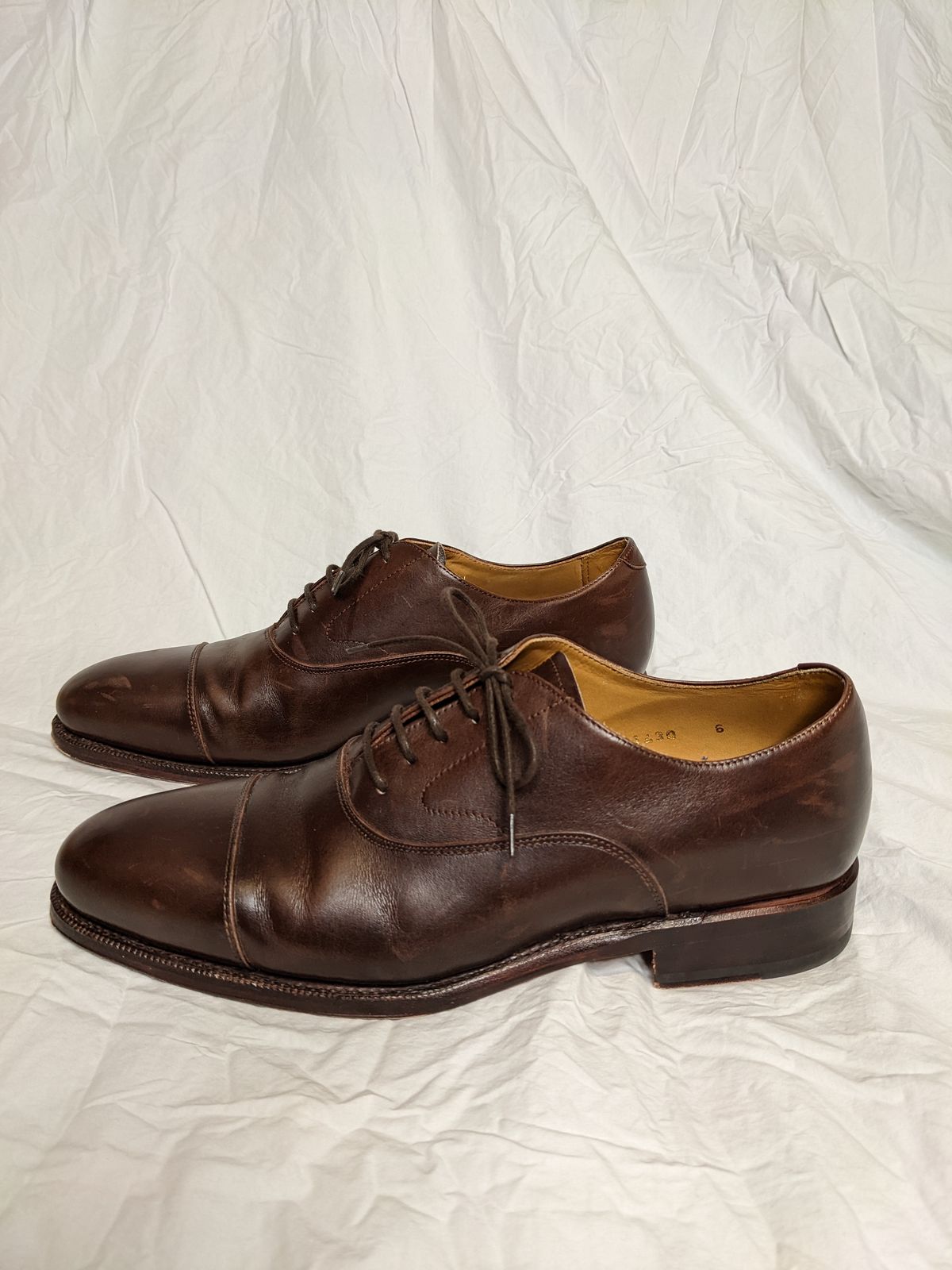 Photo by RoosAndBeavers on December 5, 2022 of the Meermin Cap Toe Oxford in Unlisted Leather.