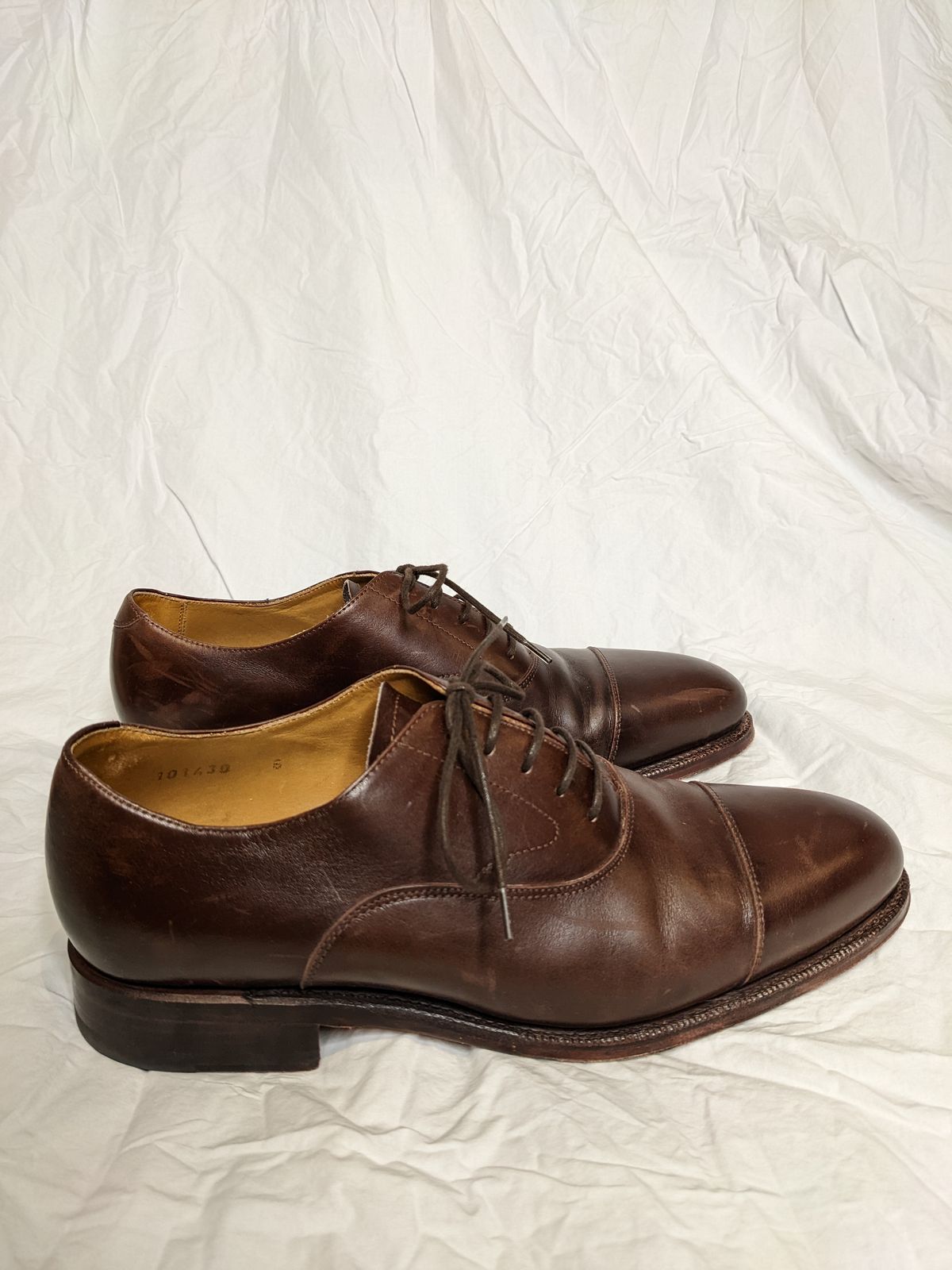 Photo by RoosAndBeavers on December 5, 2022 of the Meermin Cap Toe Oxford in Unlisted Leather.