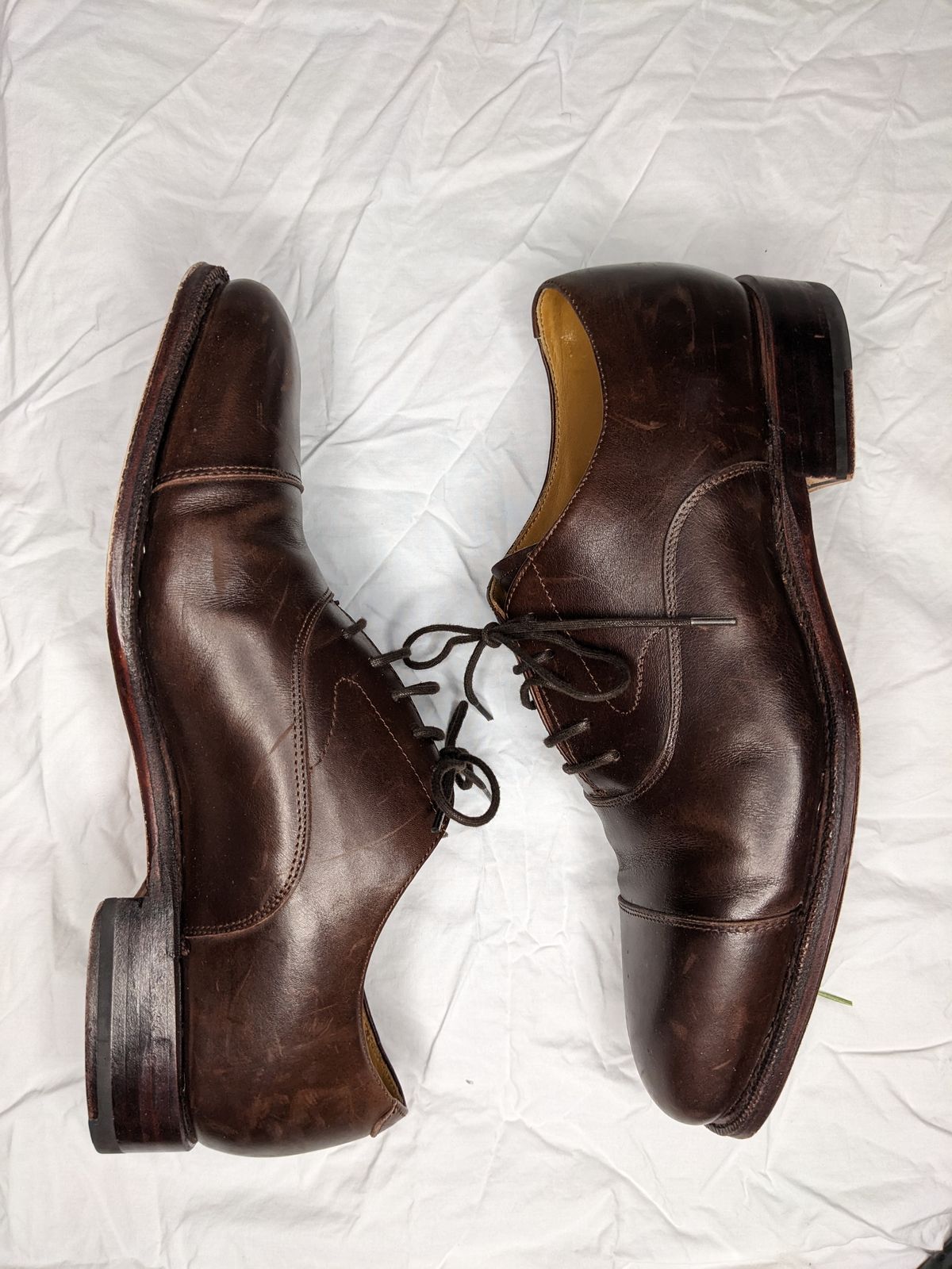 Photo by RoosAndBeavers on January 5, 2023 of the Meermin Cap Toe Oxford in Unlisted Leather.