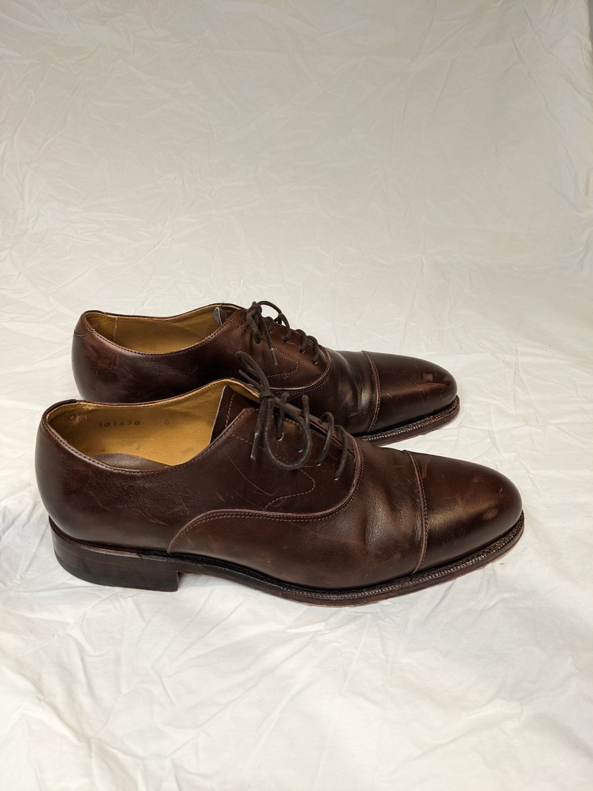 Photo by RoosAndBeavers on January 5, 2023 of the Meermin Cap Toe Oxford in Unlisted Leather.