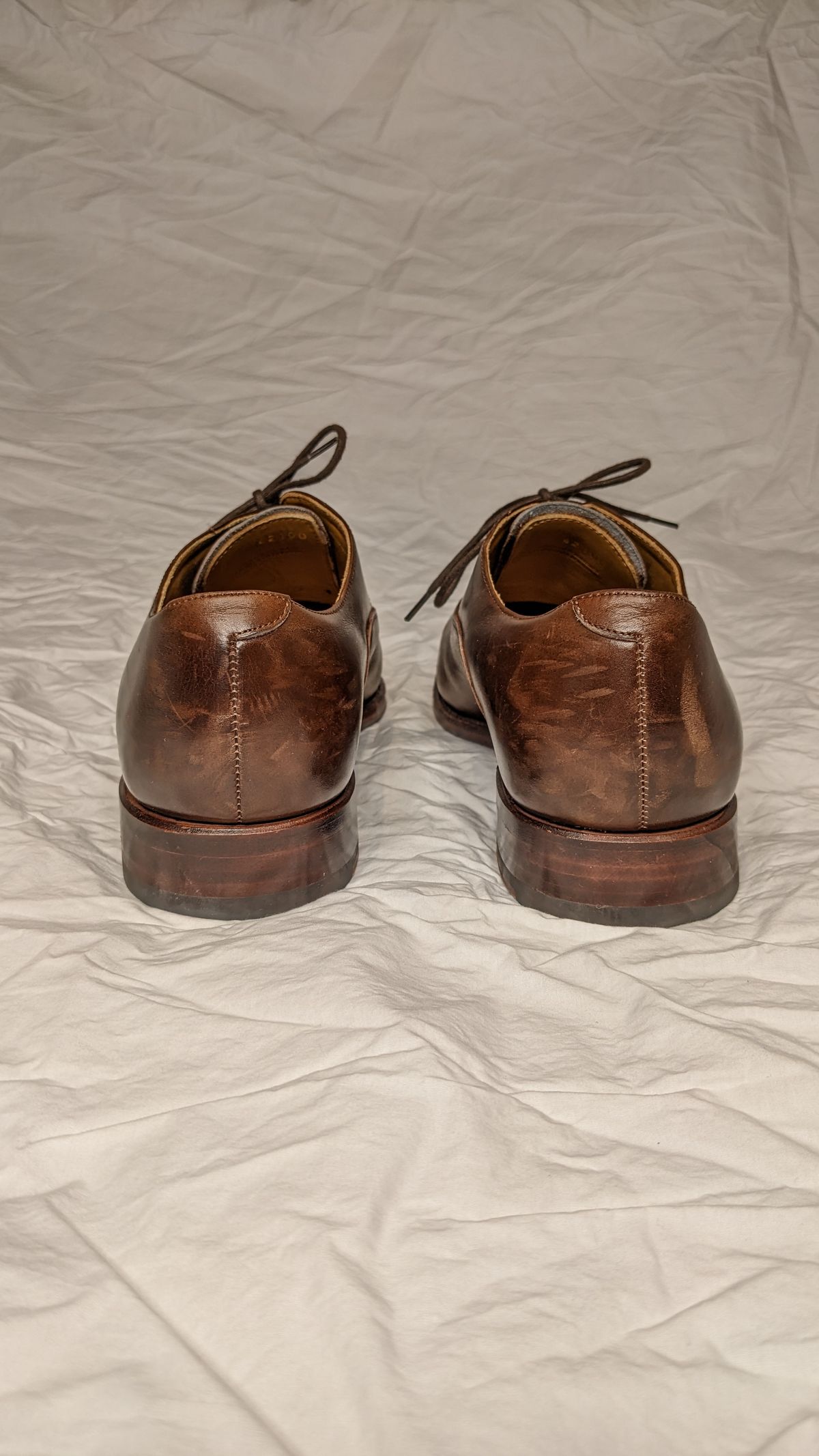 Photo by RoosAndBeavers on February 6, 2023 of the Meermin Cap Toe Oxford in Unlisted Leather.