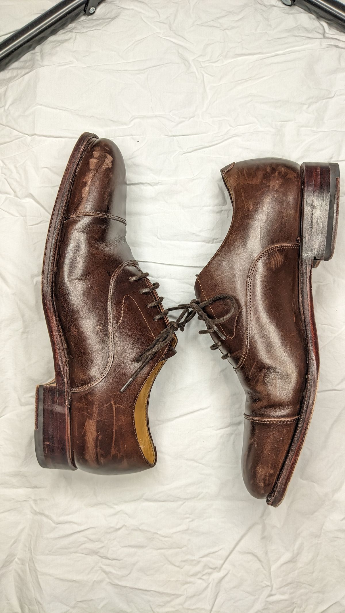 Photo by RoosAndBeavers on March 6, 2023 of the Meermin Cap Toe Oxford in Unlisted Leather.